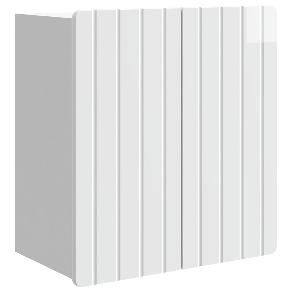 Prie sienos montuojama spinta Itin blizgi balta 59 x 31 x 64 cm