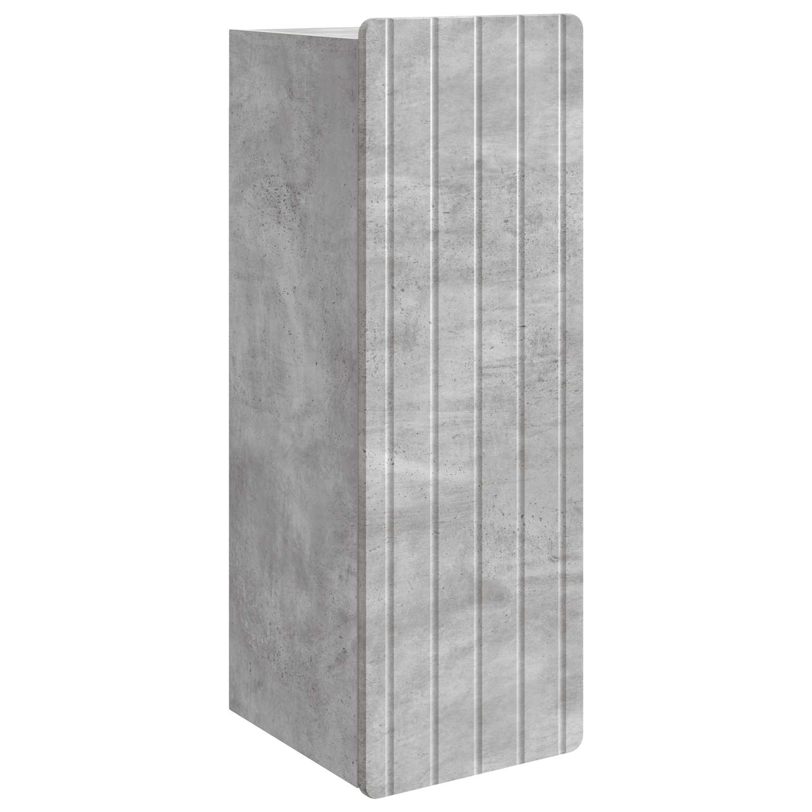 Prie sienos montuojama spinta Betono pilka 33 x 34,5 x 94 cm