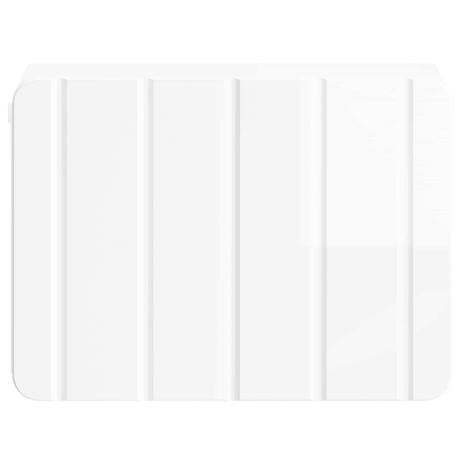 Sieninis naktinis staliukas Itin blizgi balta 33 x 34,5 x 24 cm
