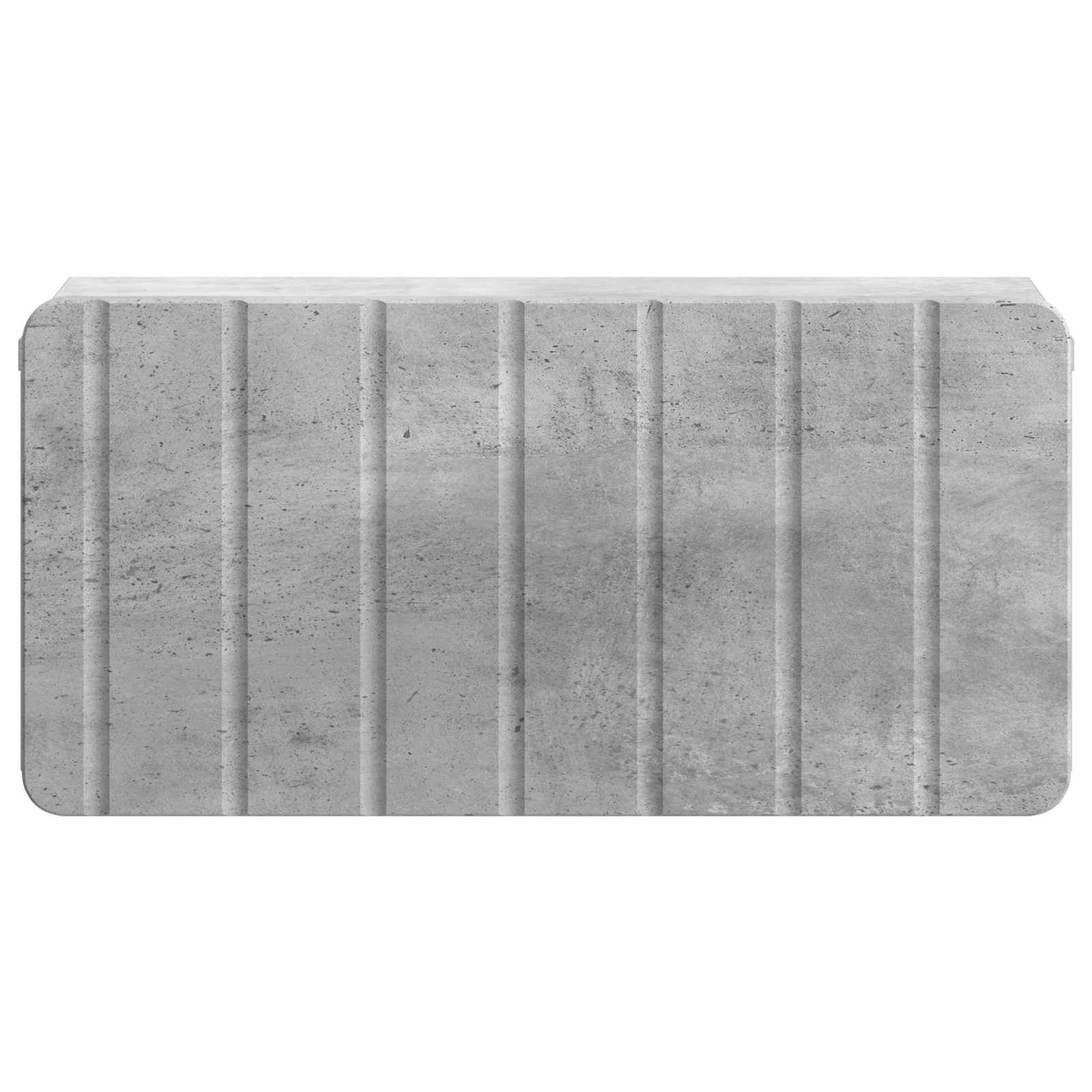Sieninis naktinis staliukas Betono pilka 49 x 34,5 x 24 cm