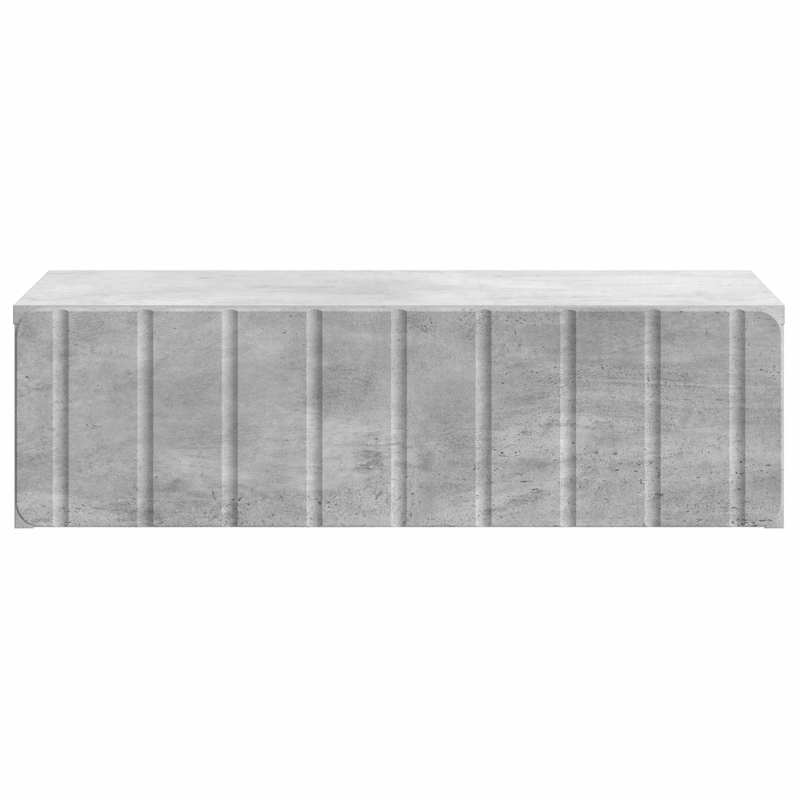 Sieninis šoninis staliukas Betono pilka 59 x 34,5 x 17 cm