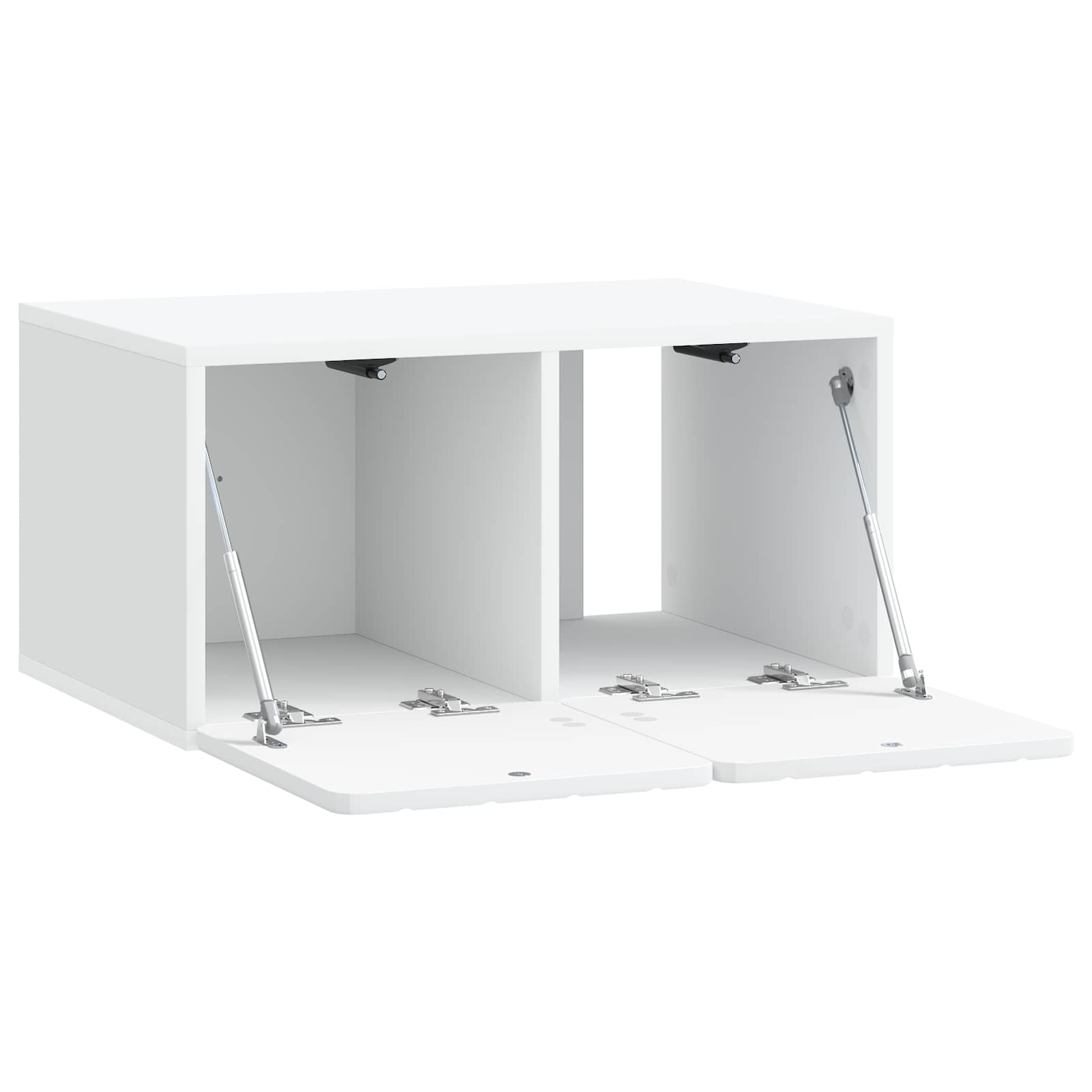 Sieninė TV spintelė Balta 59,5 x 41 x 30 cm Apdirbta mediena
