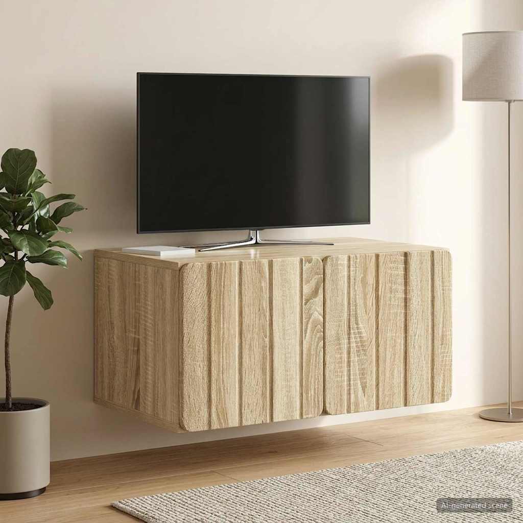 Sieninė TV spintelė Sonoma ąžuolas 59,5 x 41 x 30 cm