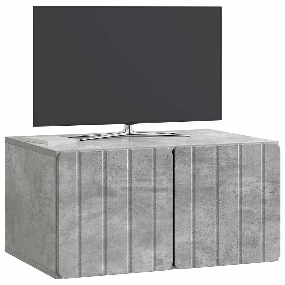 Sieninė TV spintelė Betono pilka 59,5 x 41 x 30 cm