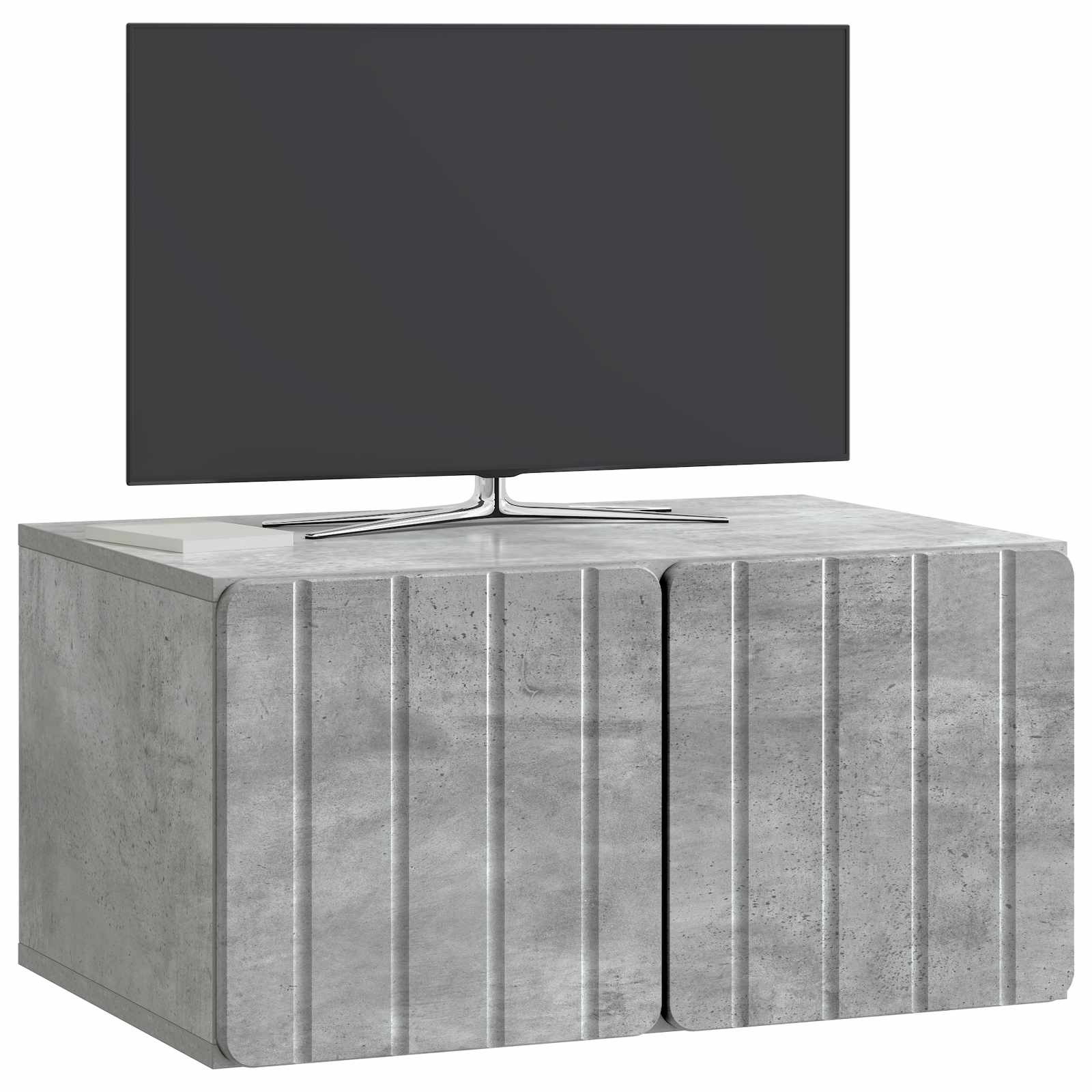 Sieninė TV spintelė Betono pilka 59,5 x 41 x 30 cm