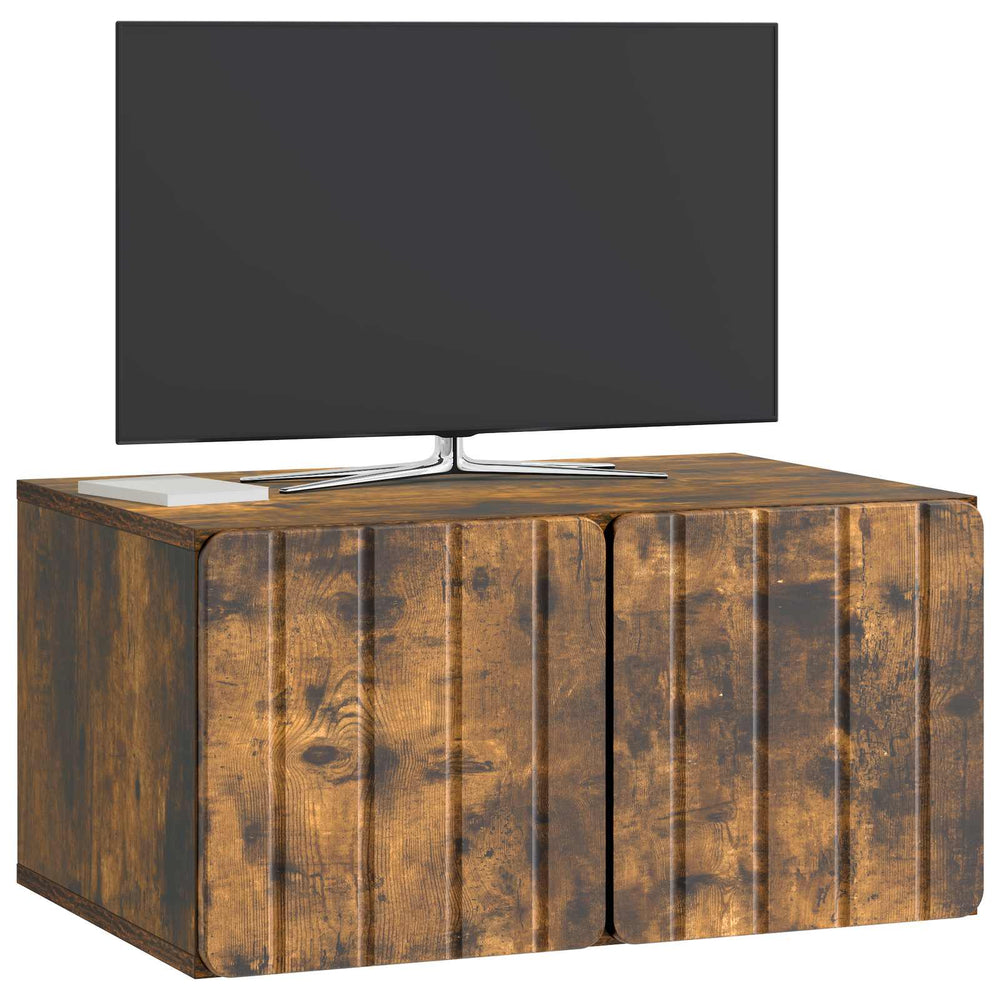 Sieninė TV spintelė Dūminio ąžuolo 59,5 x 41 x 30 cm