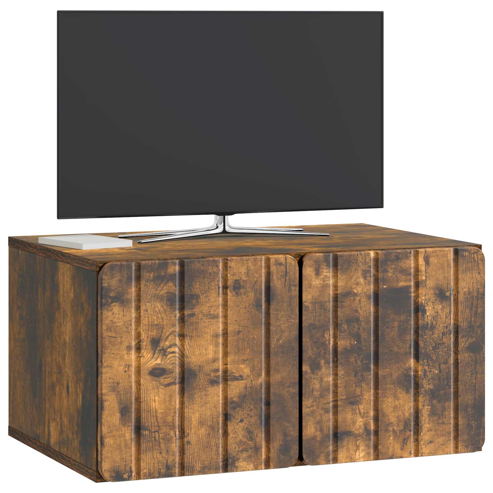 Sieninė TV spintelė Dūminio ąžuolo 59,5 x 41 x 30 cm