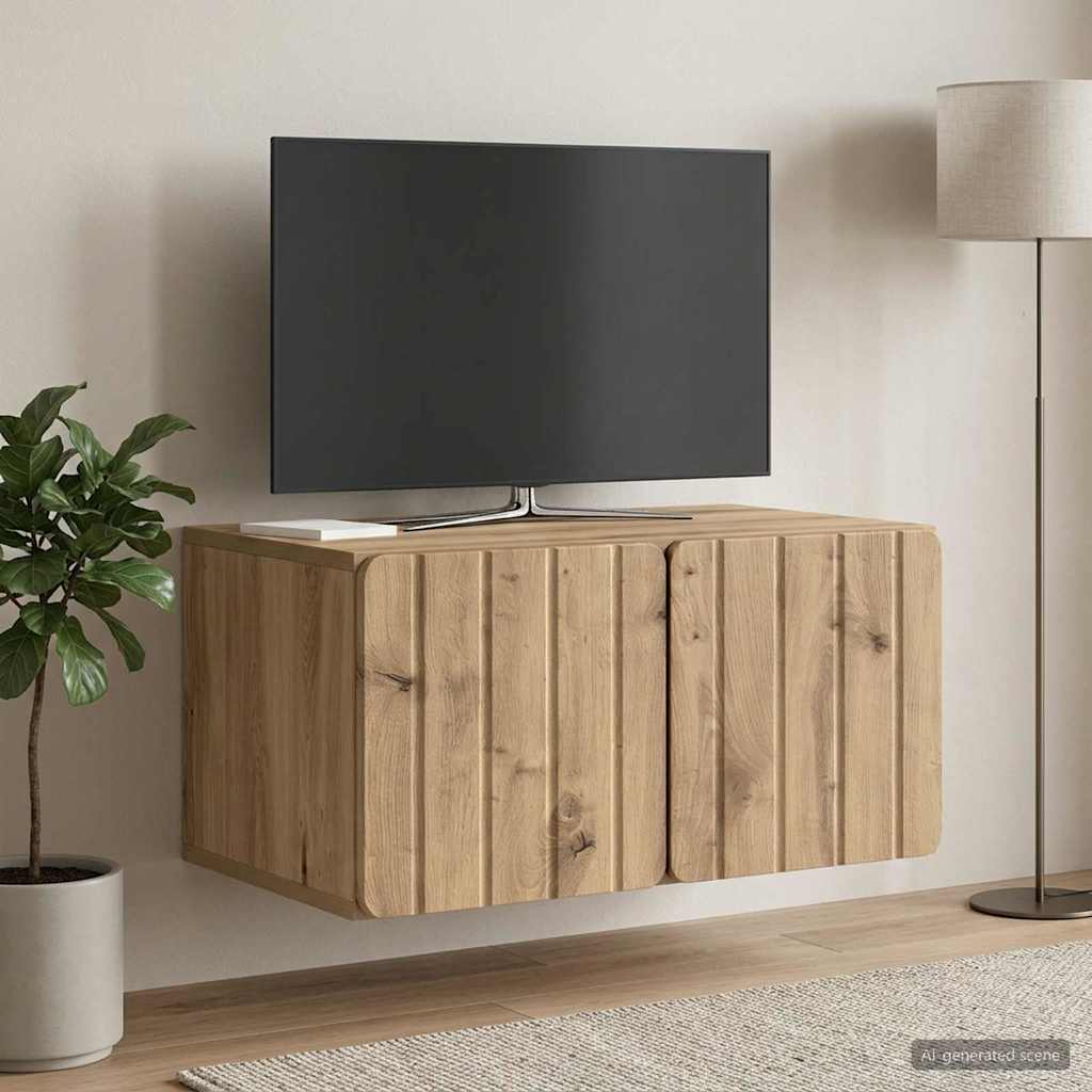 Sieninė TV spintelė Artisano ąžuolo 59,5 x 41 x 30 cm