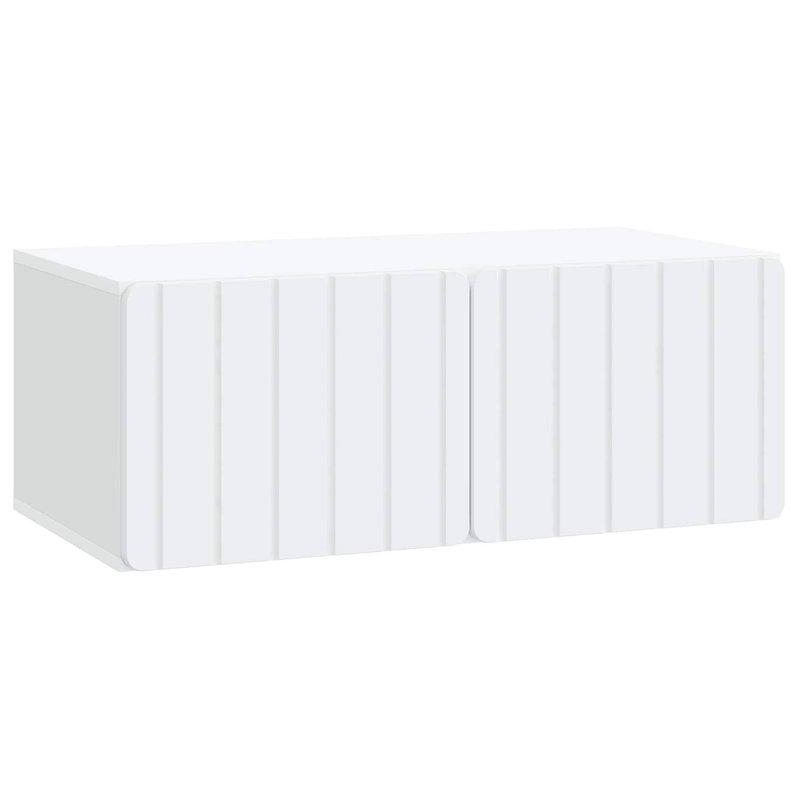 Sieninė TV spintelė Balta 78,5 x 41 x 30 cm Apdirbta mediena