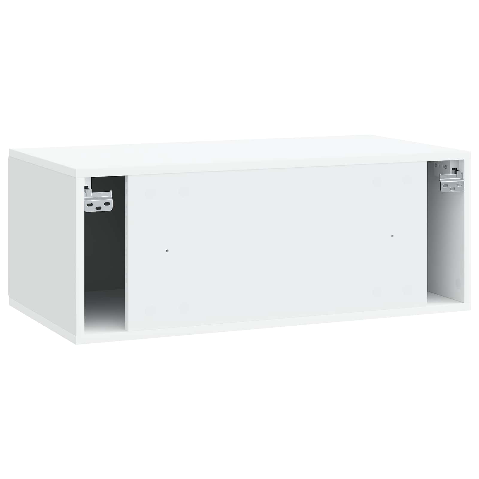 Sieninė TV spintelė Balta 78,5 x 41 x 30 cm Apdirbta mediena