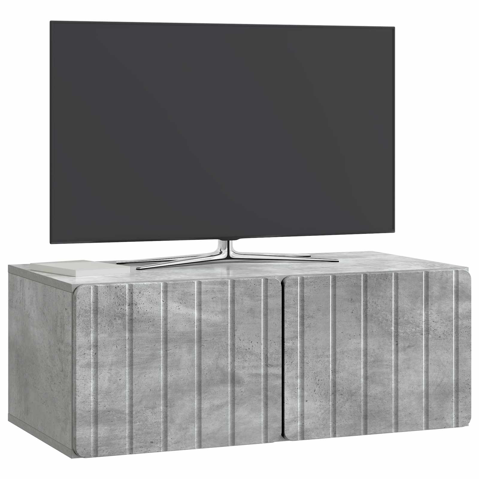 Sieninė TV spintelė Betono pilka 78,5 x 41 x 30 cm