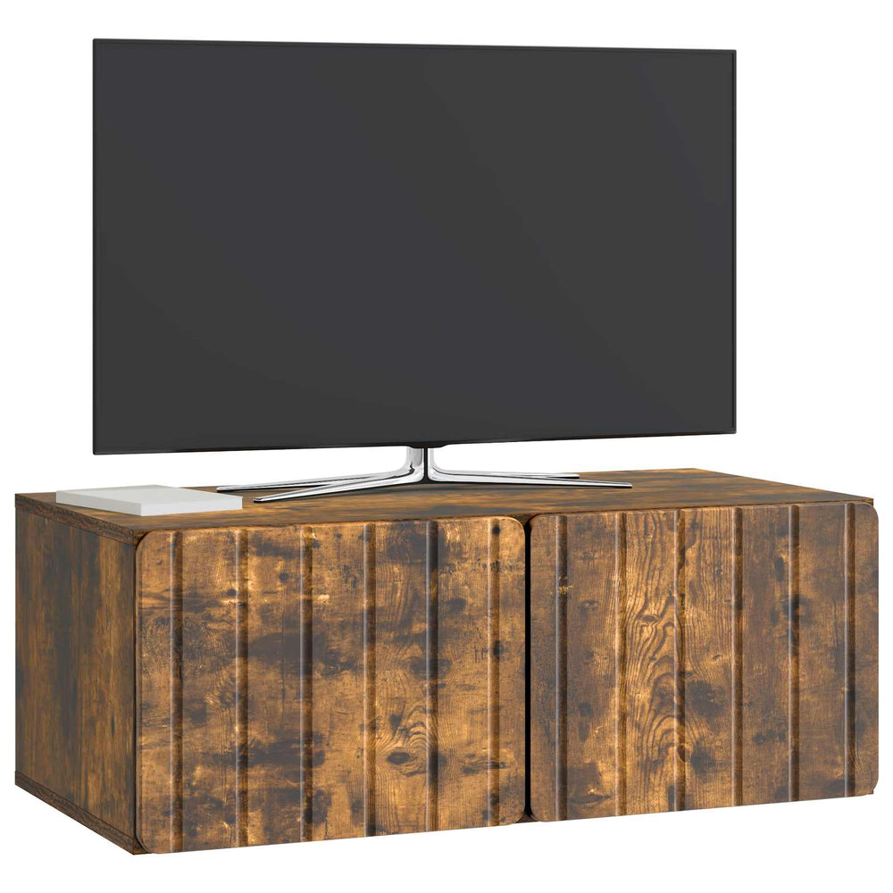 Sieninė TV spintelė Dūminio ąžuolo 78,5 x 41 x 30 cm