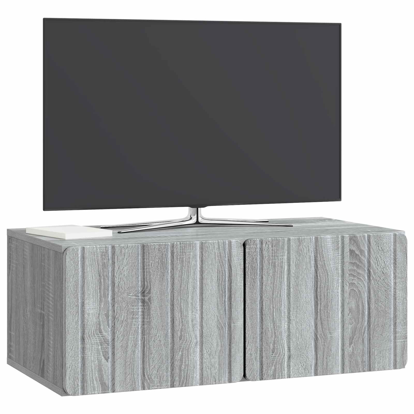 Sieninė TV spintelė Pilka sonoma ąžuolo 78,5 x 41 x 30 cm