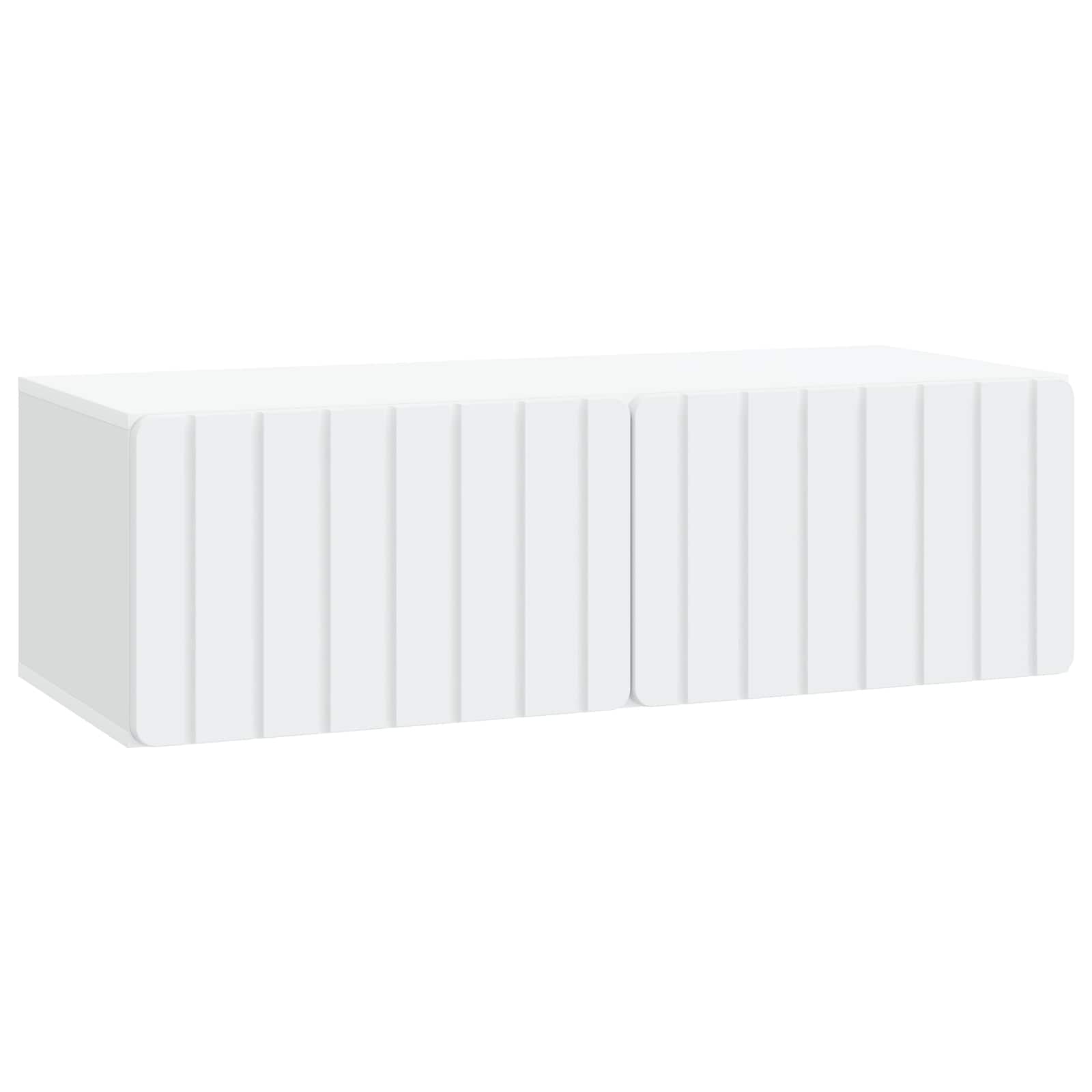 Sieninė TV spintelė Balta 98 x 41 x 30 cm Apdirbta mediena