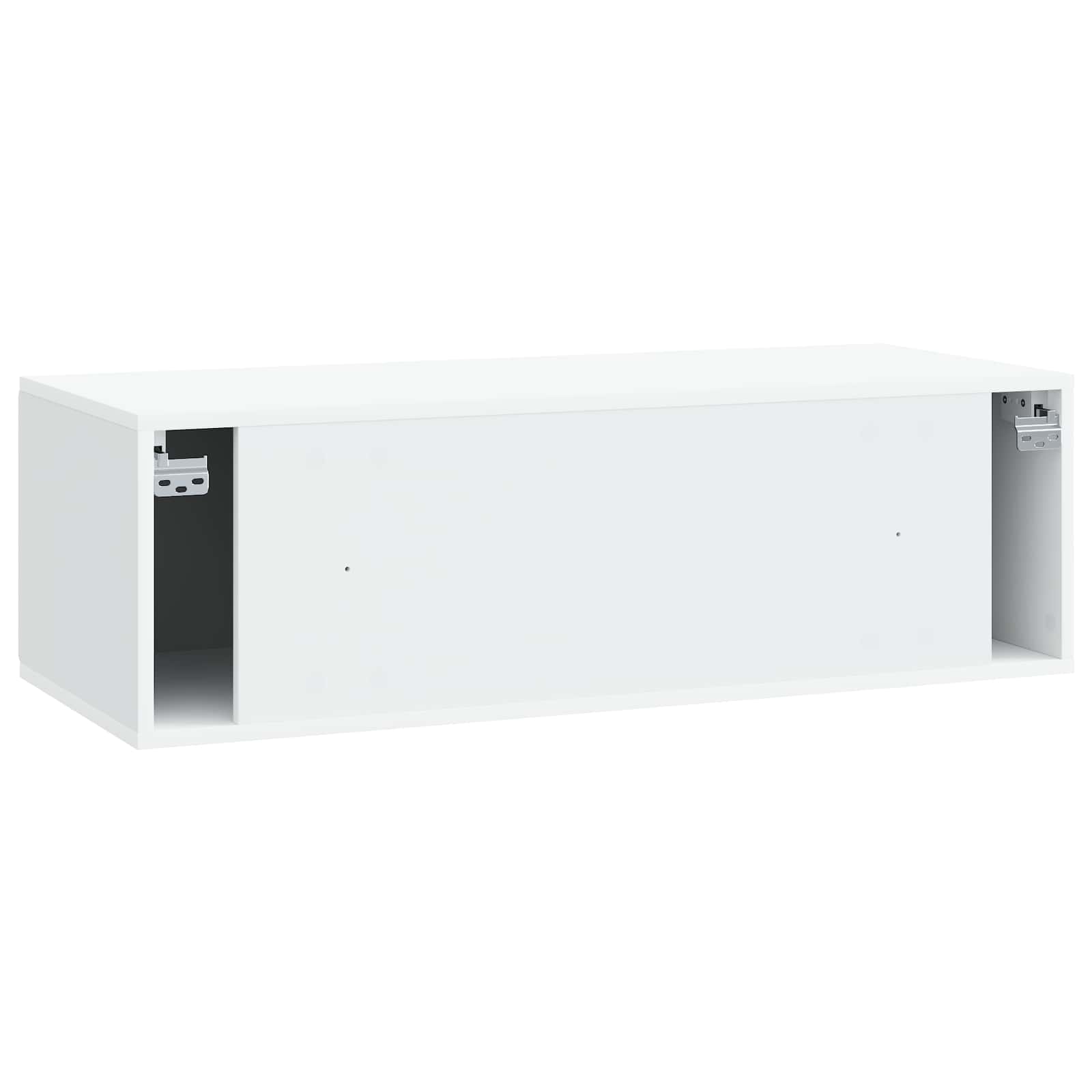 Sieninė TV spintelė Balta 98 x 41 x 30 cm Apdirbta mediena