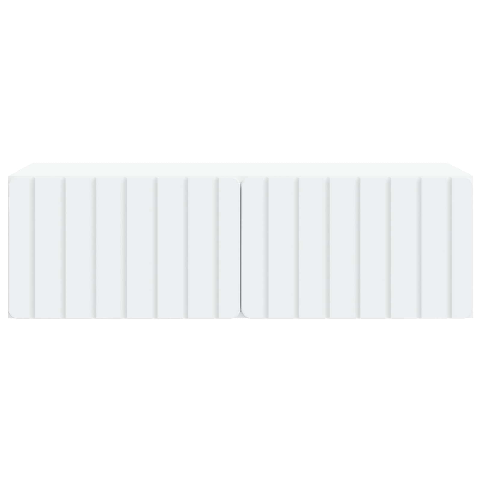 Sieninė TV spintelė Balta 98 x 41 x 30 cm Apdirbta mediena