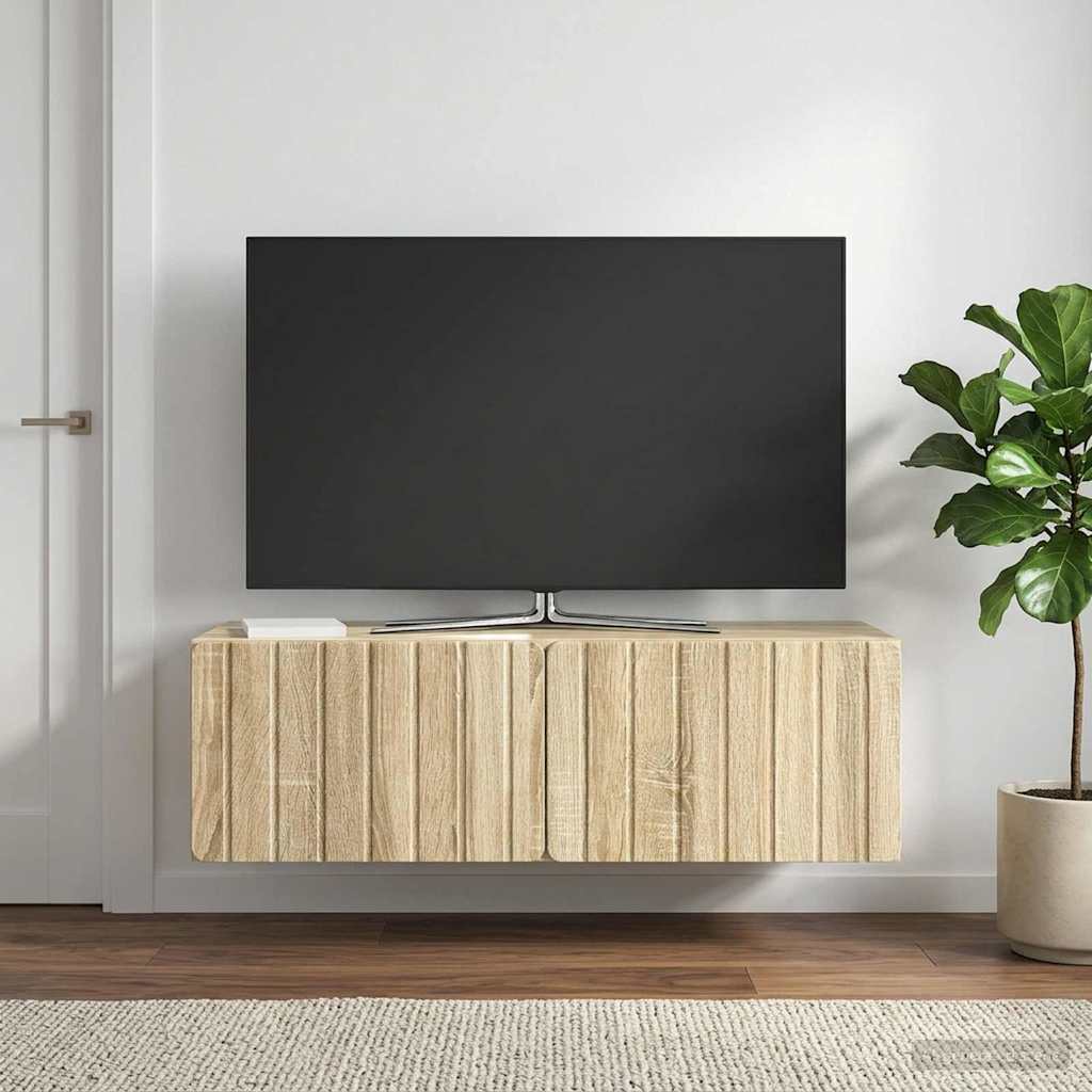 Sieninė TV spintelė Sonoma ąžuolas 98 x 41 x 30 cm