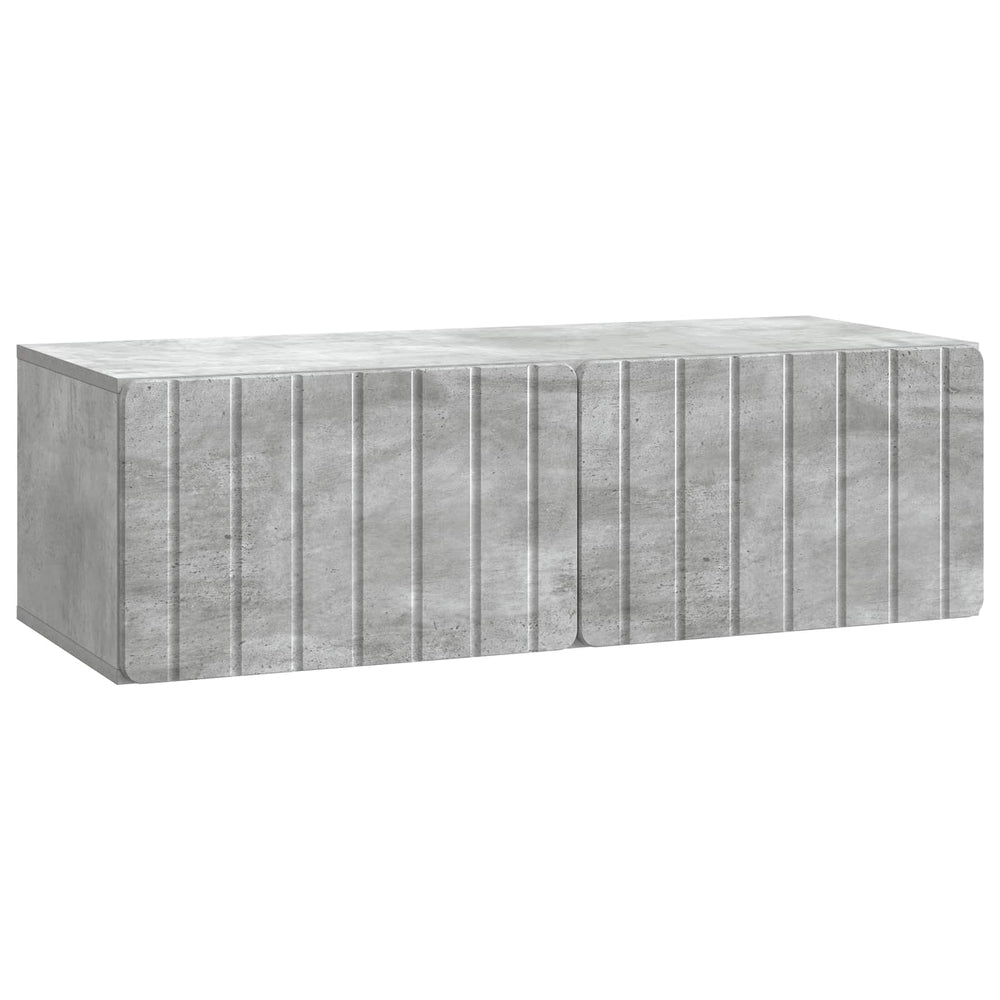 Sieninė TV spintelė Betono pilka 98 x 41 x 30 cm