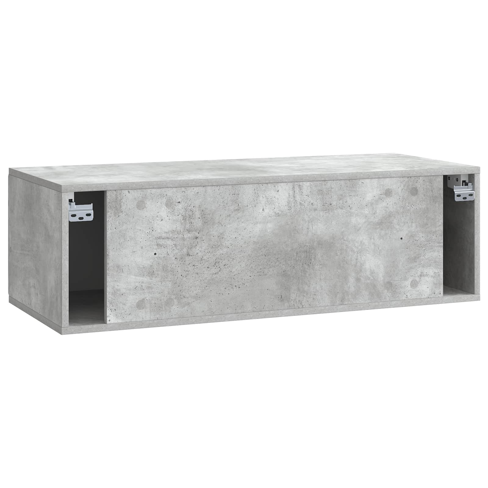 Sieninė TV spintelė Betono pilka 98 x 41 x 30 cm