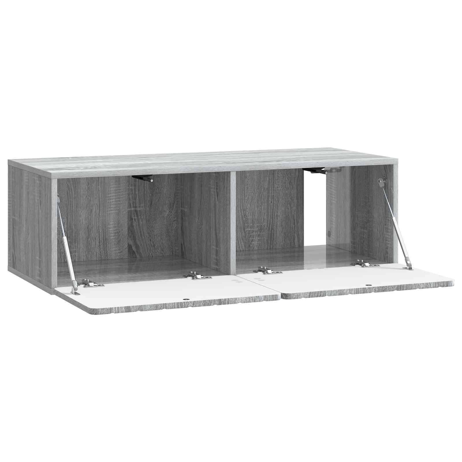 Pie sienas stiprināms TV skapītis pelēkā sonoma ozola krāsā 98 x 41 x 30 cm