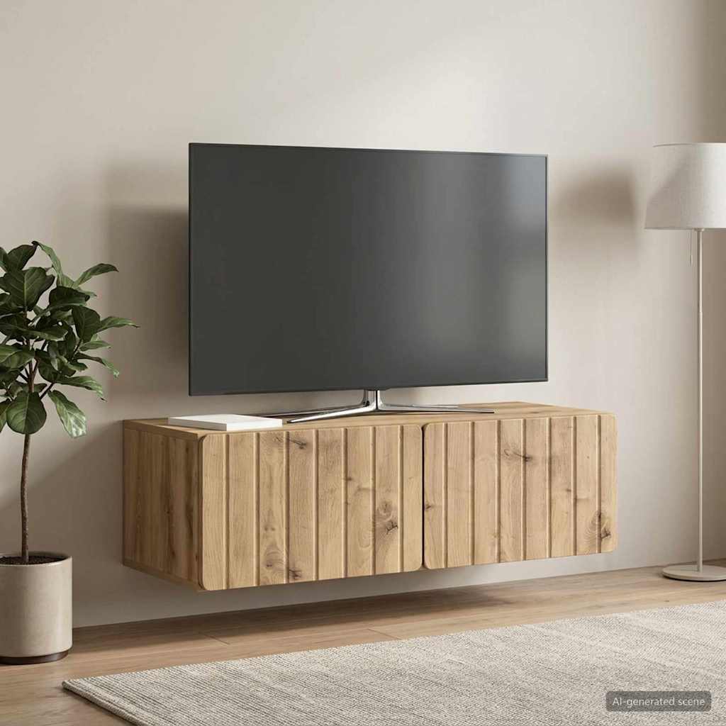 Sieninė TV spintelė Artisano ąžuolo 98 x 41 x 30 cm