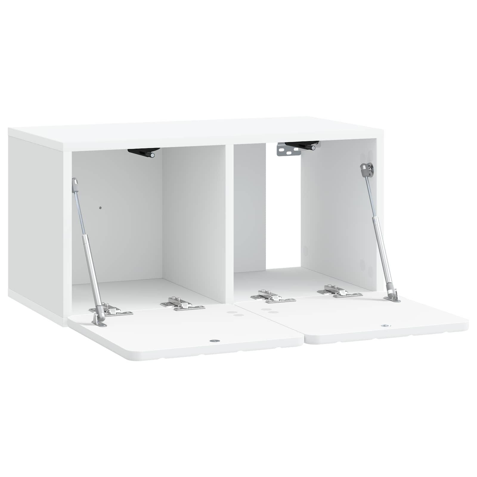 Sieninė TV spintelė Balta 59,5 x 31 x 30 cm Apdirbta mediena