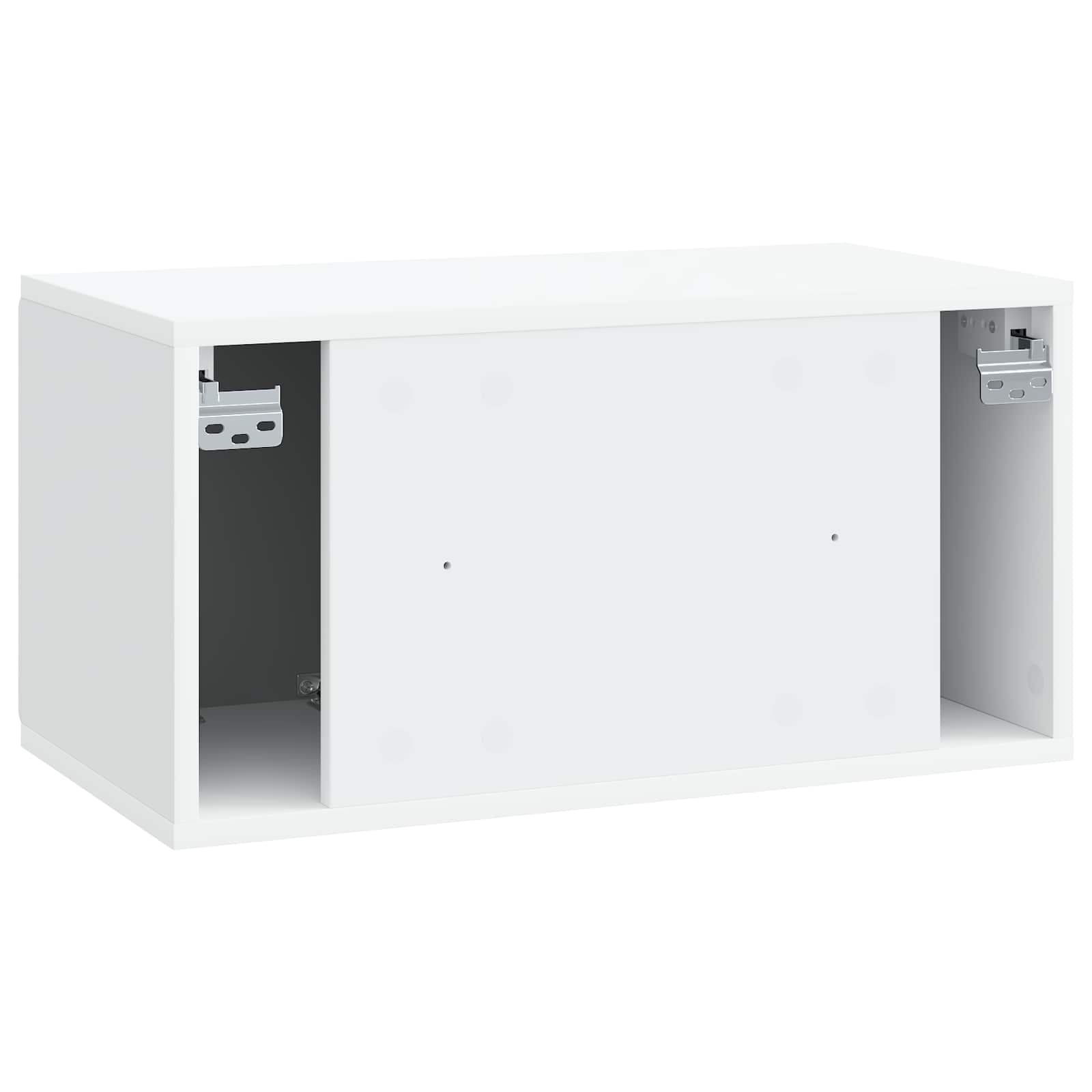 Sieninė TV spintelė Balta 59,5 x 31 x 30 cm Apdirbta mediena
