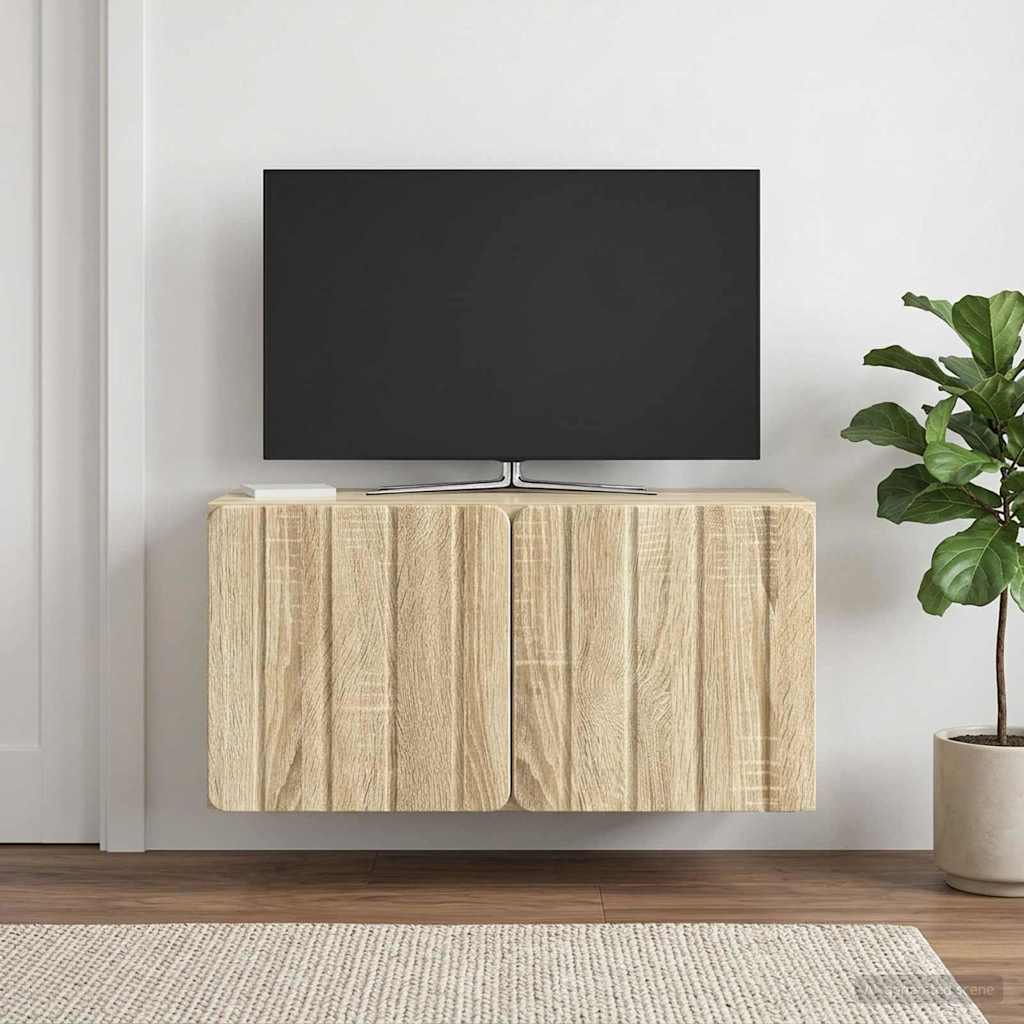 Sieninė TV spintelė Sonoma ąžuolas 59,5 x 31 x 30 cm