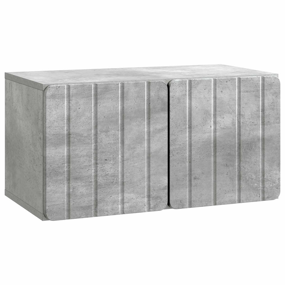 Sieninė TV spintelė Betono pilka 59,5 x 31 x 30 cm