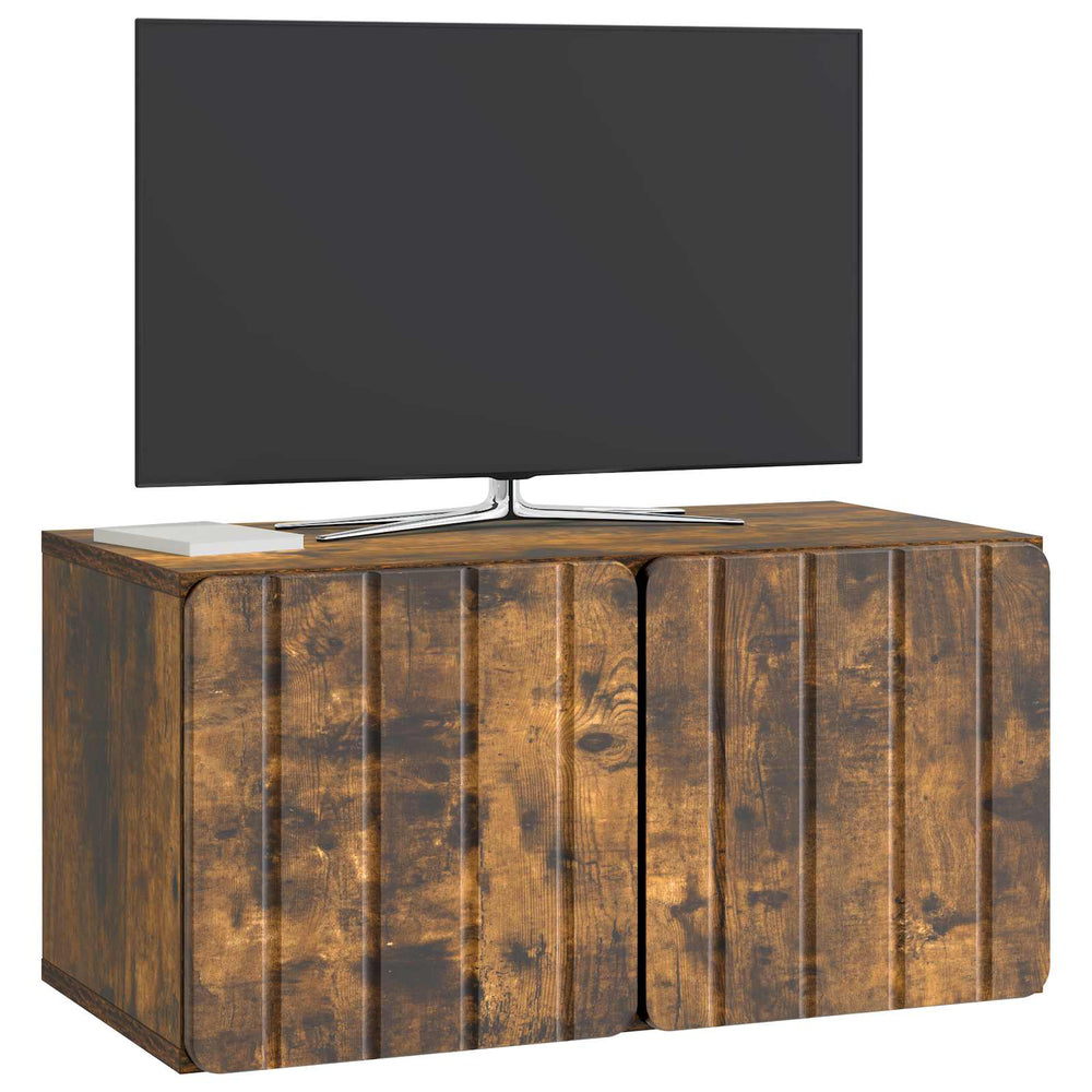 Sieninė TV spintelė Dūminio ąžuolo 59,5 x 31 x 30 cm