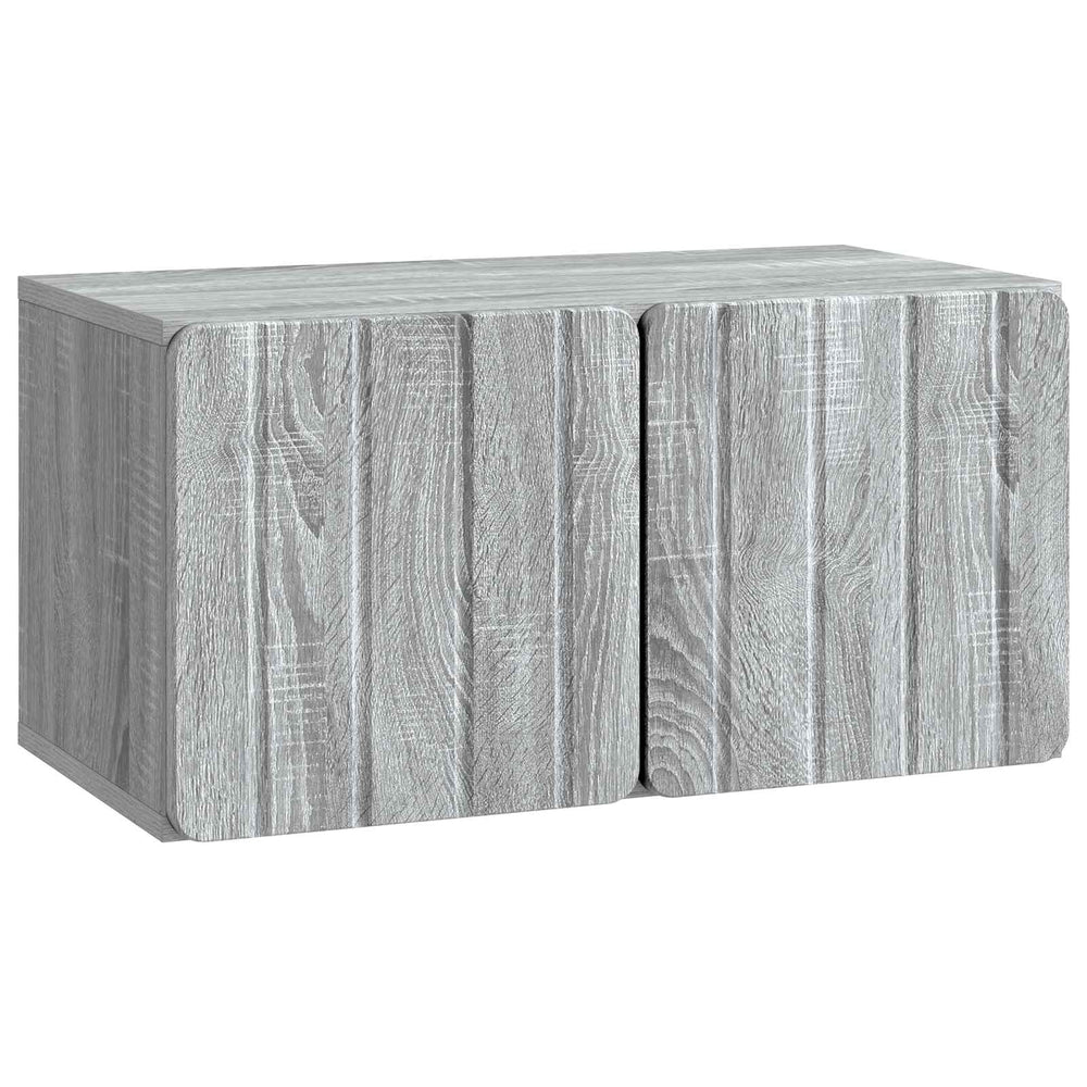 Sieninė TV spintelė Pilka sonoma ąžuolo 59,5 x 31 x 30 cm