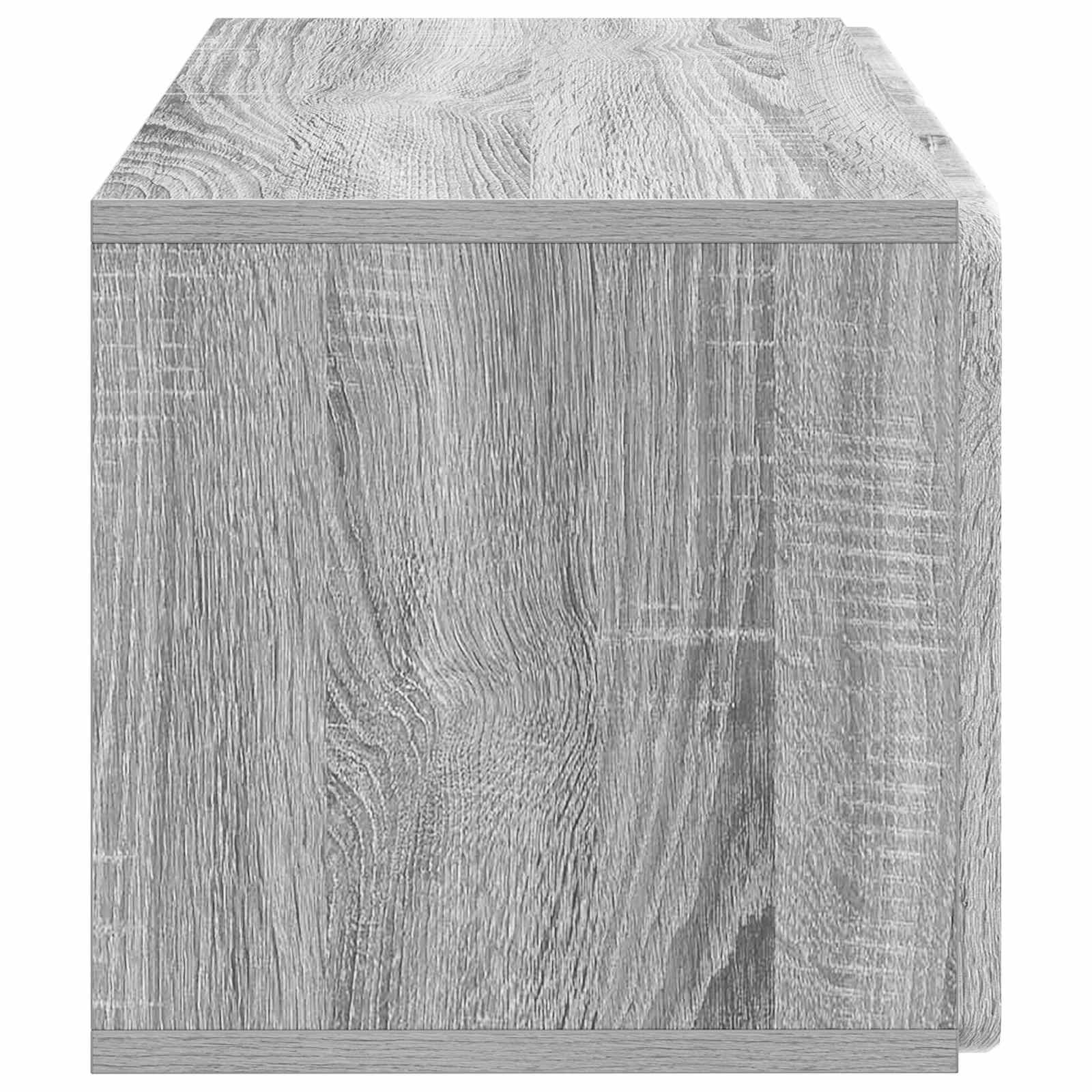 Sieninė TV spintelė Pilka sonoma ąžuolo 59,5 x 31 x 30 cm