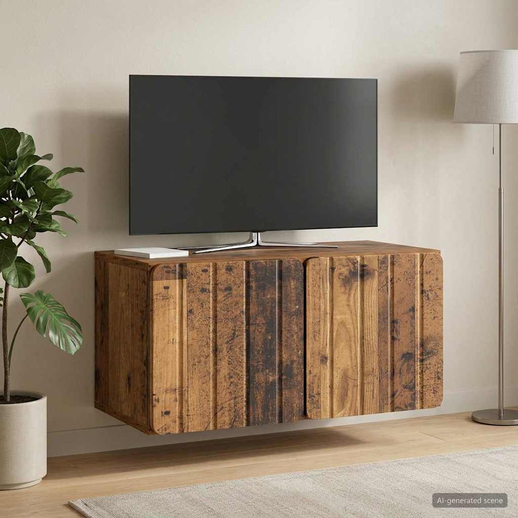 Sieninė TV spintelė Sendintos medienos 59,5 x 31 x 30 cm