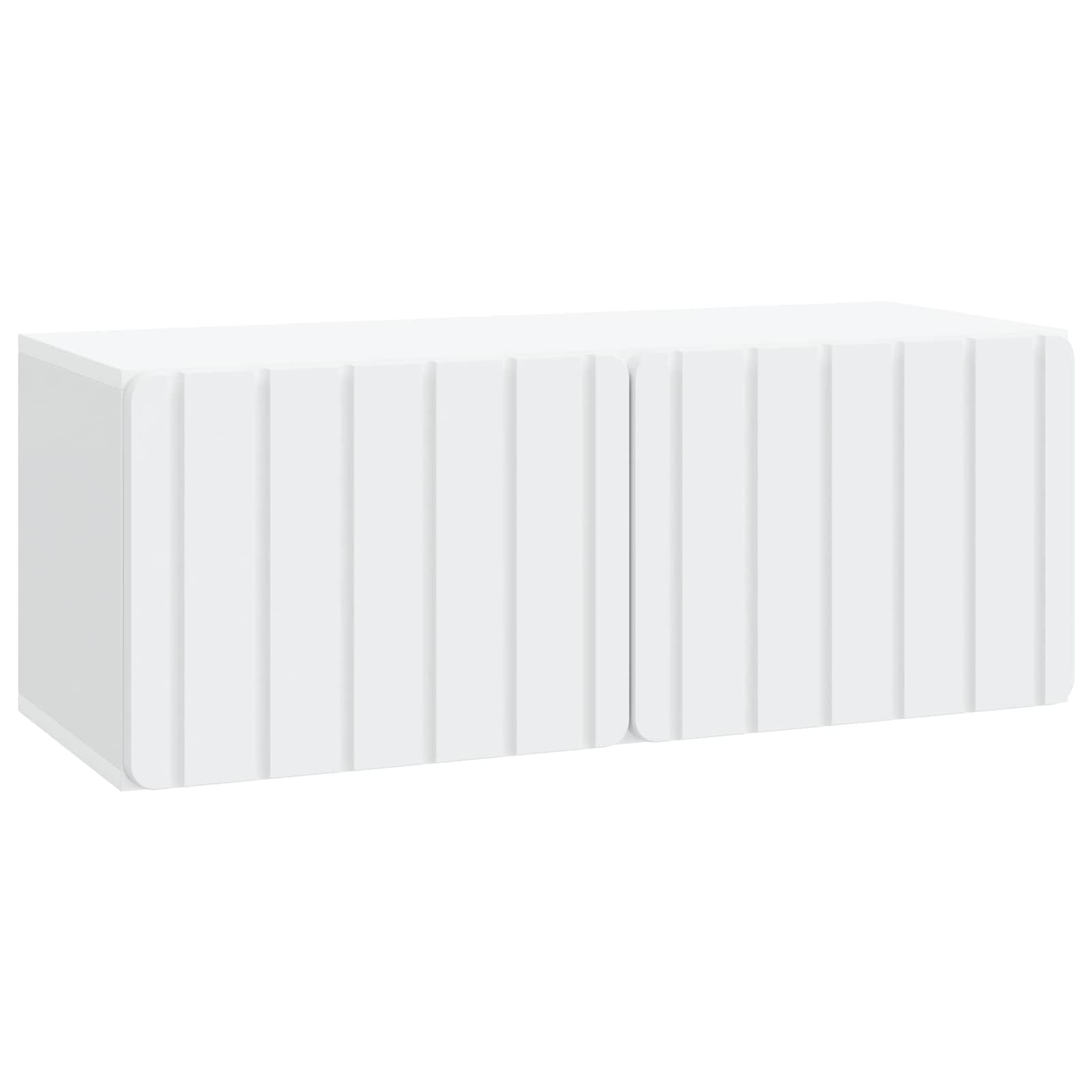 Sieninė TV spintelė Balta 78,5 x 31 x 30 cm Apdirbta mediena