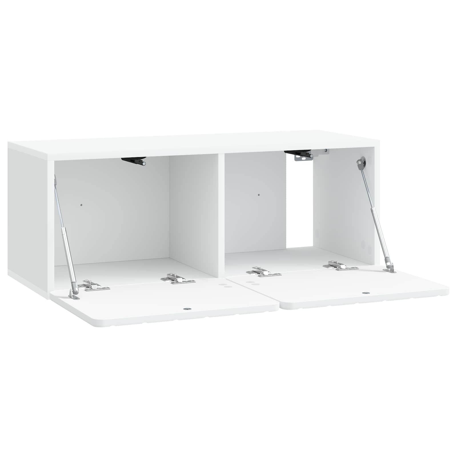 Sieninė TV spintelė Balta 78,5 x 31 x 30 cm Apdirbta mediena