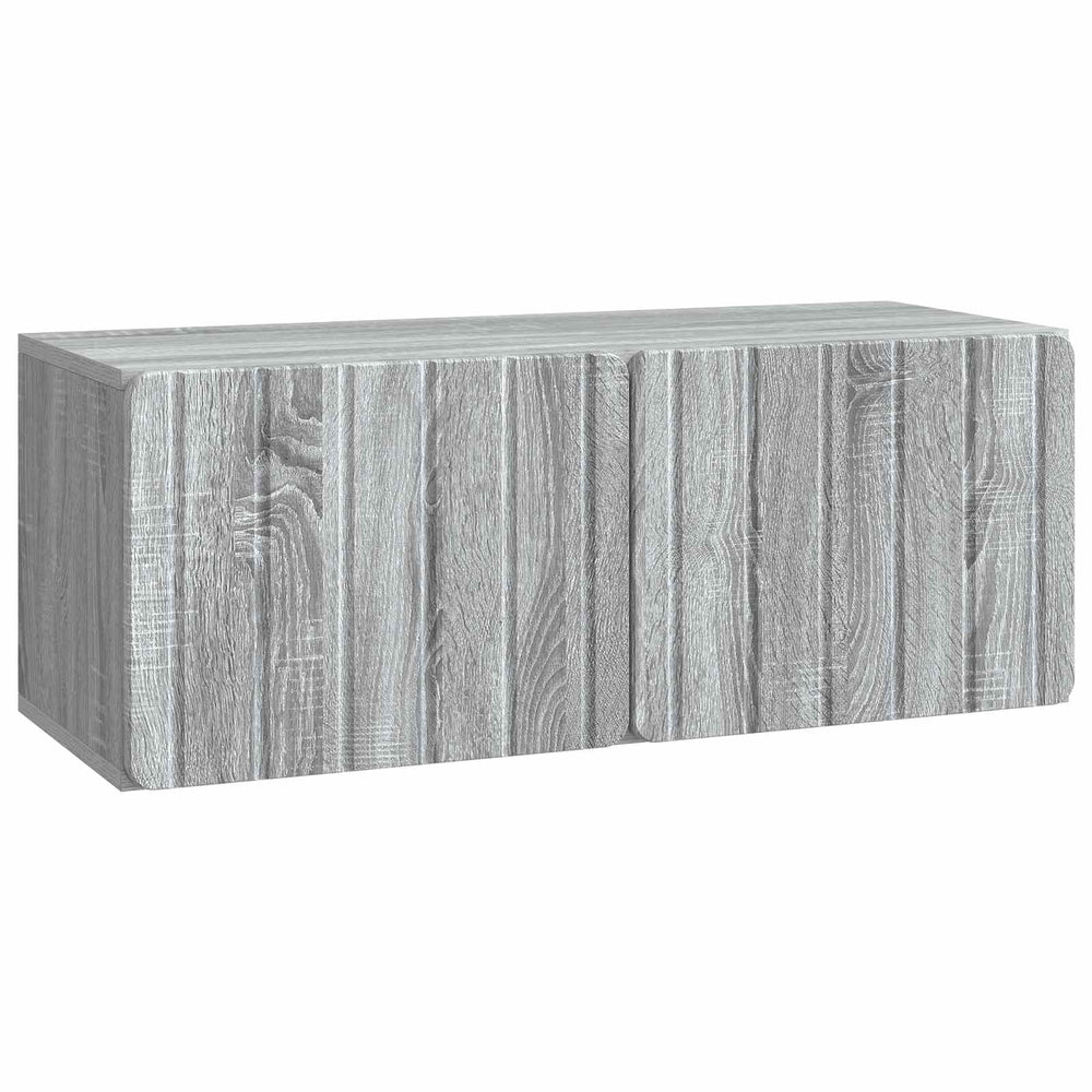 Sieninė TV spintelė Pilka sonoma ąžuolo 78,5 x 31 x 30 cm