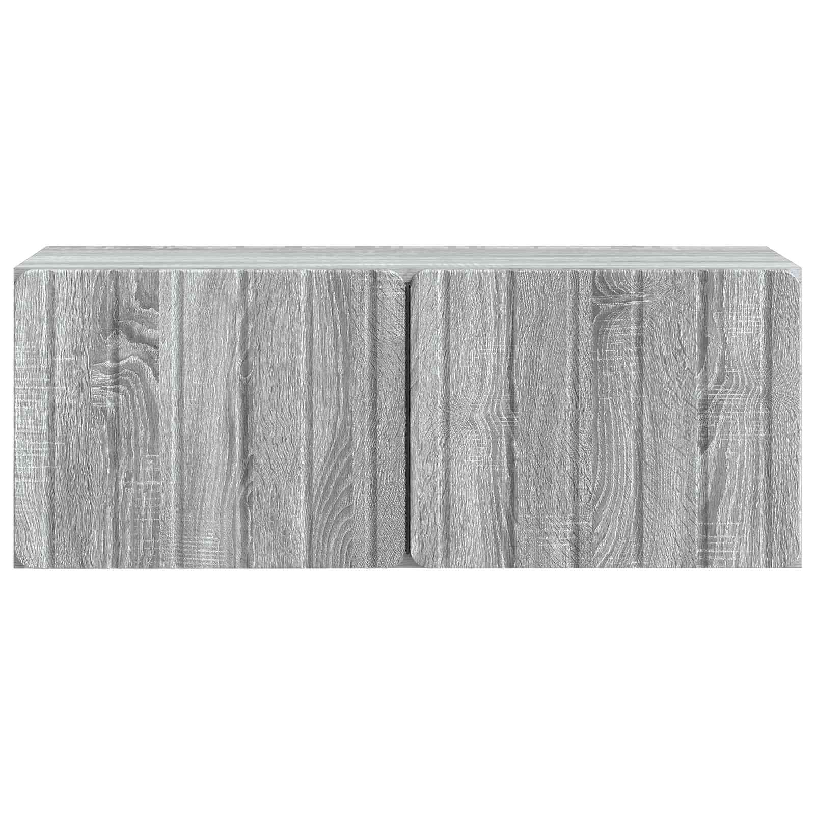 Pie sienas stiprināms TV skapītis, pelēks Sonoma ozolkoka 78,5 x 31 x 30 cm