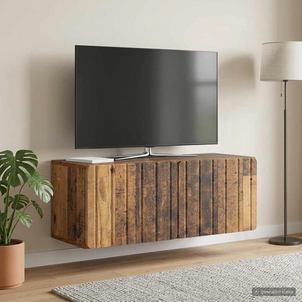 Sieninė TV spintelė Sendintos medienos 78,5 x 31 x 30 cm