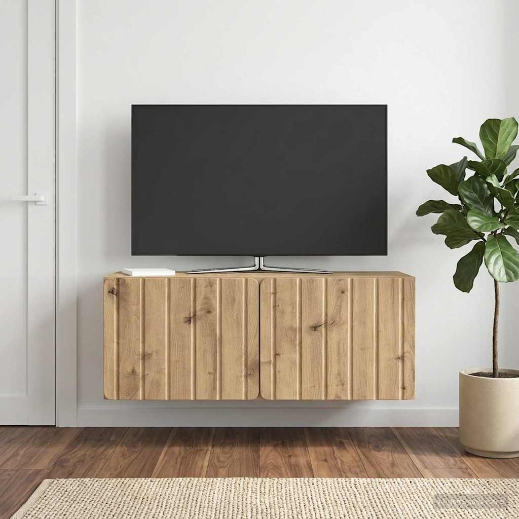 Sieninė TV spintelė Artisano ąžuolo 78,5 x 31 x 30 cm