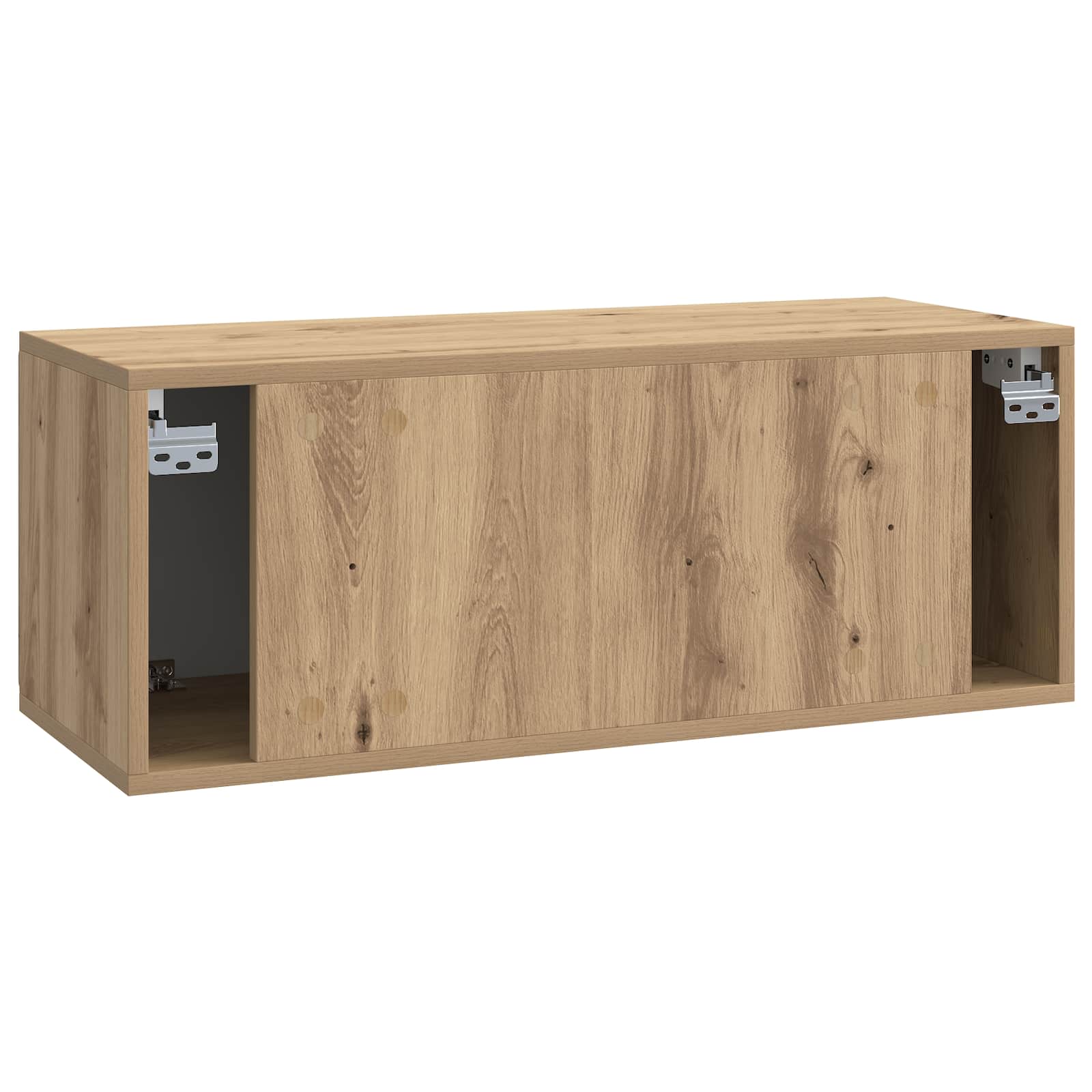 Sieninė TV spintelė Artisano ąžuolo 78,5 x 31 x 30 cm