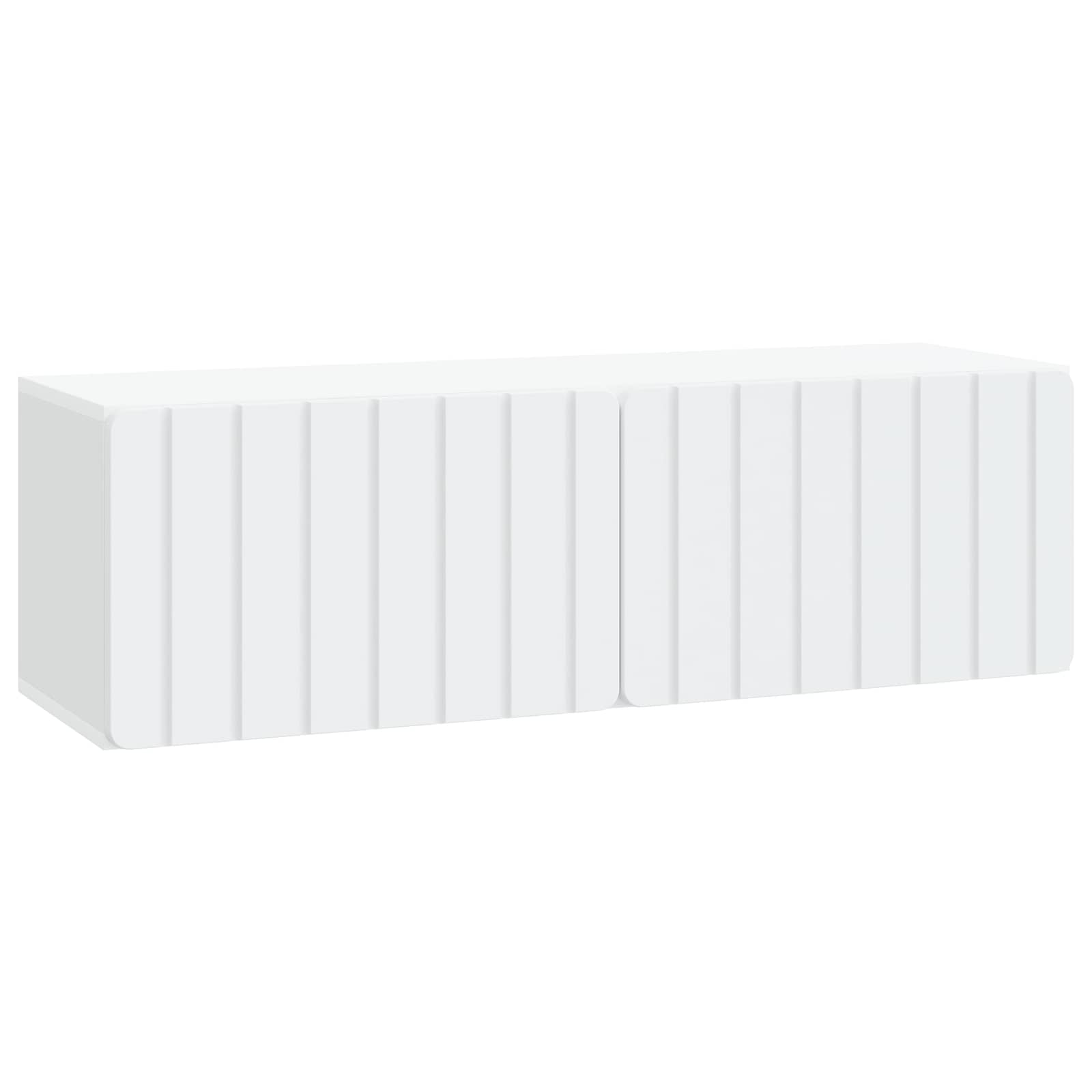 Sieninė TV spintelė Balta 98 x 31 x 30 cm Apdirbta mediena