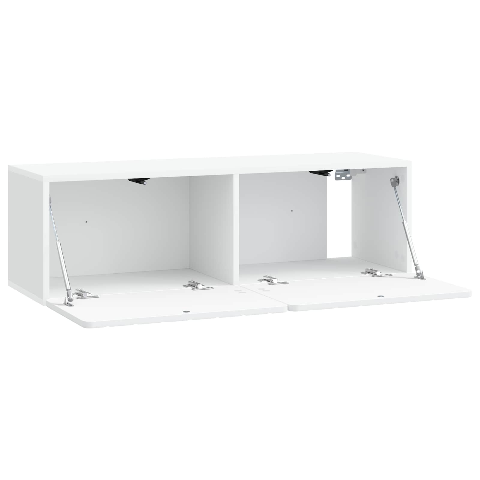 Sieninė TV spintelė Balta 98 x 31 x 30 cm Apdirbta mediena