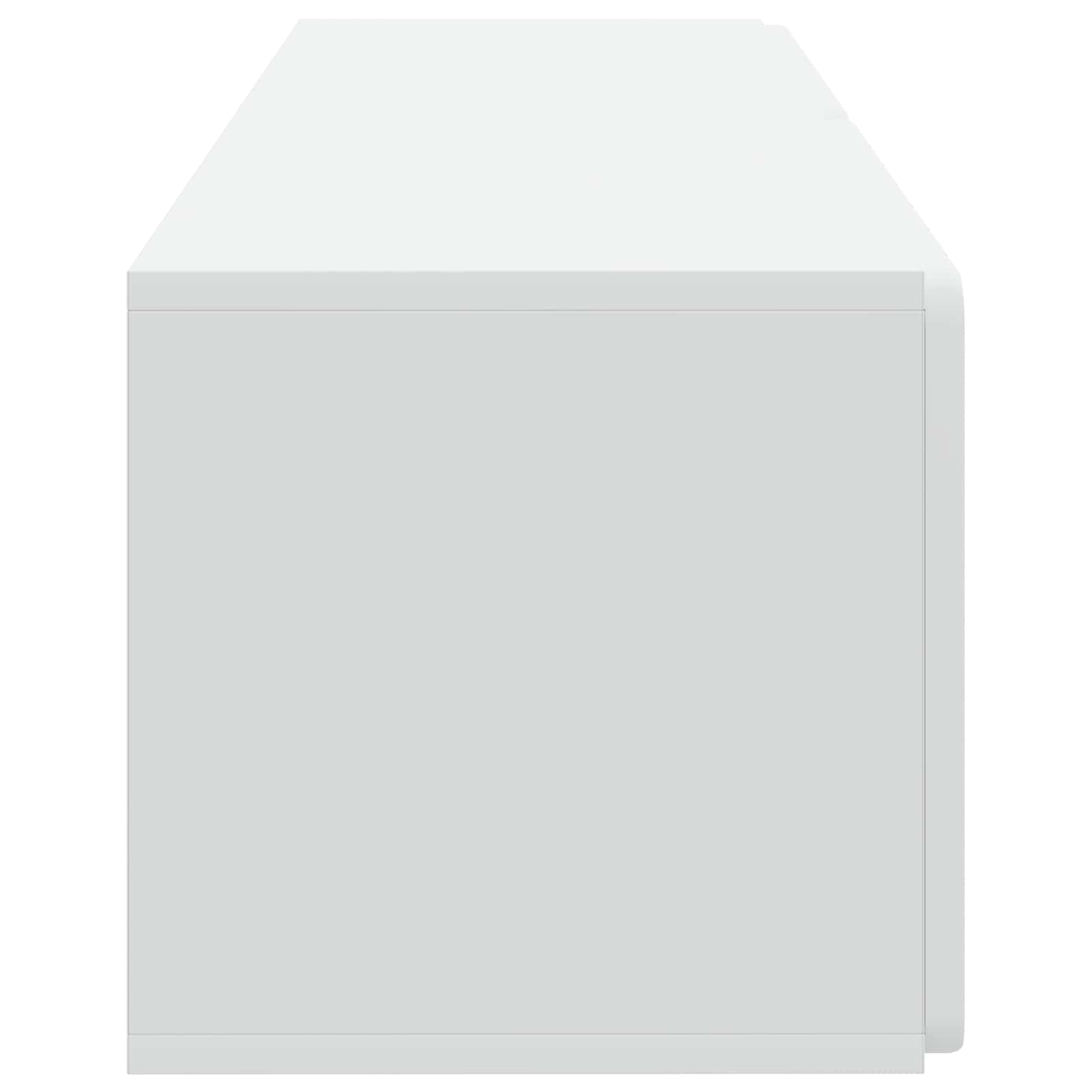 Sieninė TV spintelė Balta 98 x 31 x 30 cm Apdirbta mediena