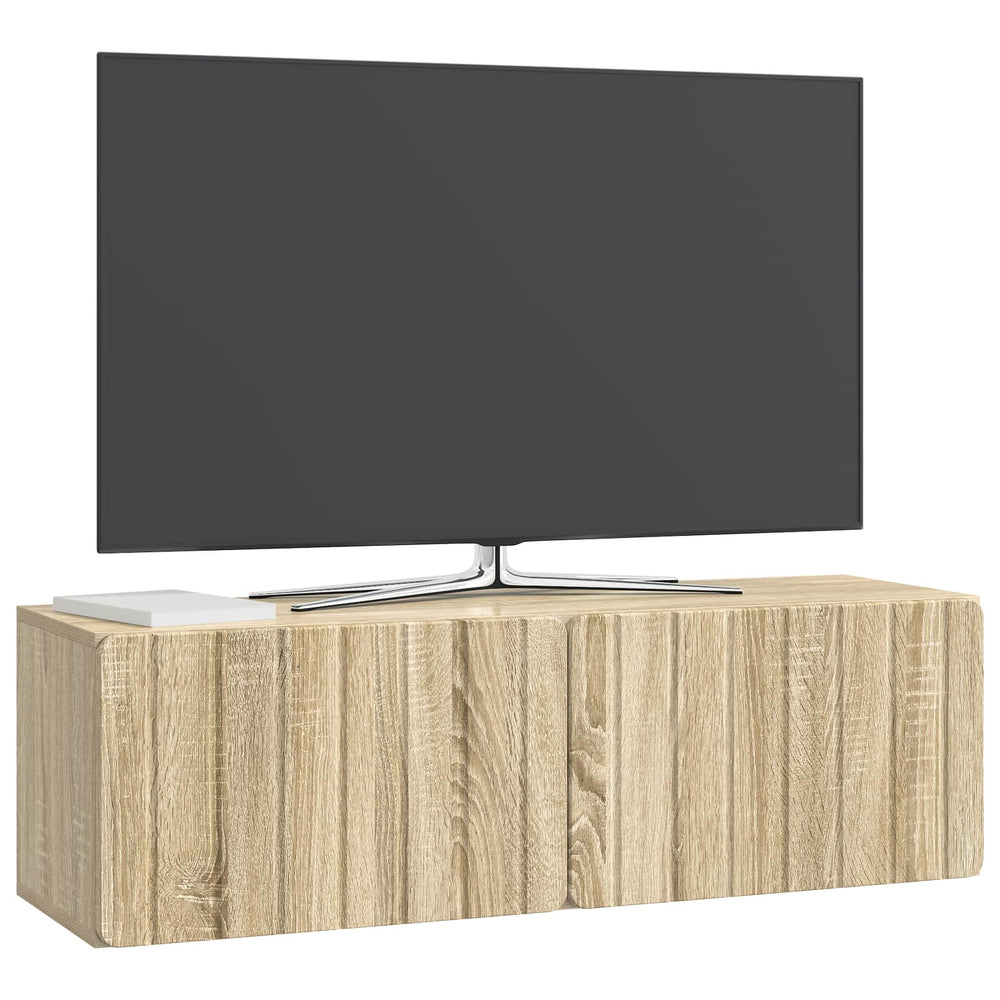 Sieninė TV spintelė Sonoma ąžuolas 98 x 31 x 30 cm