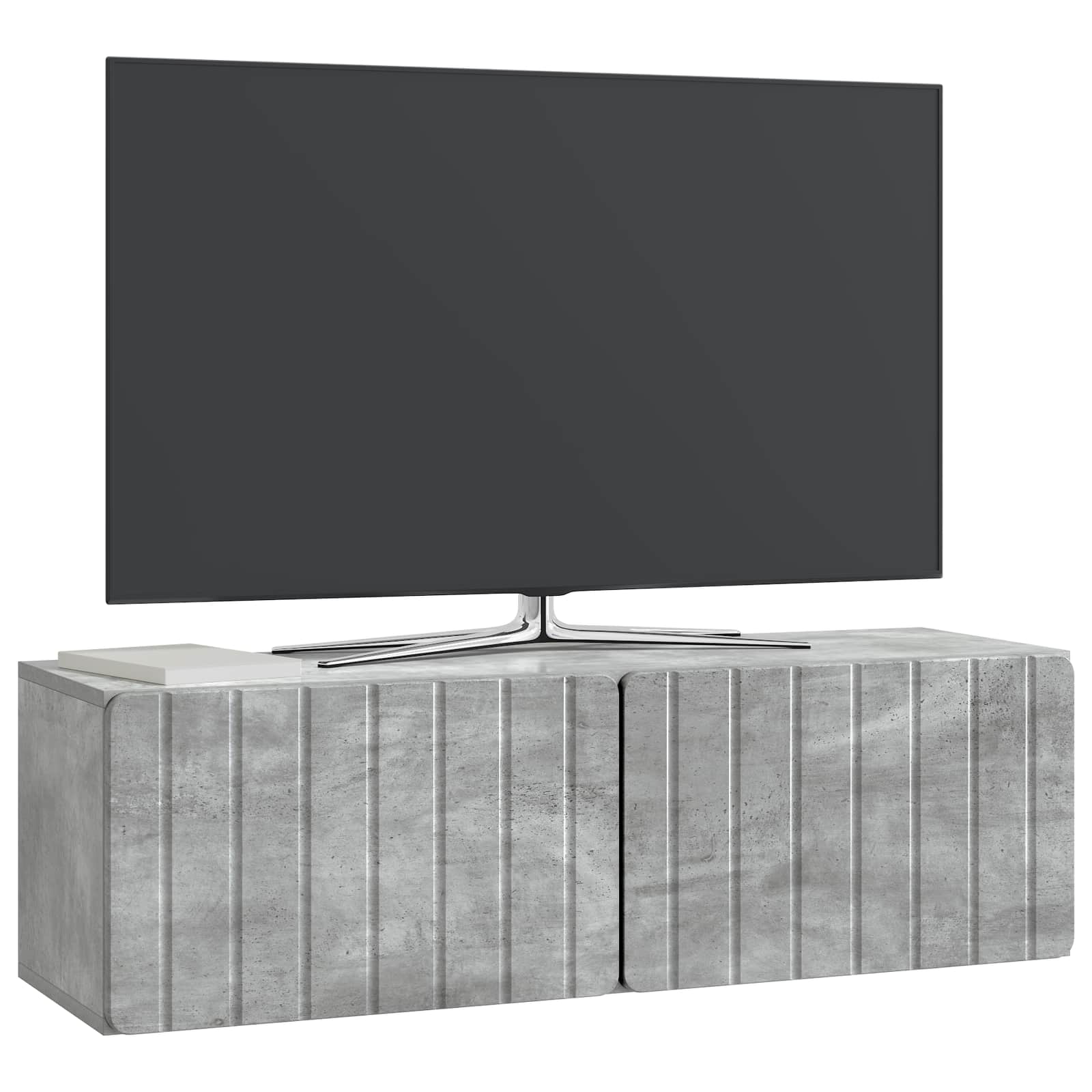 Sienas TV skapis Pelēks betons 98 x 31 x 30 cm