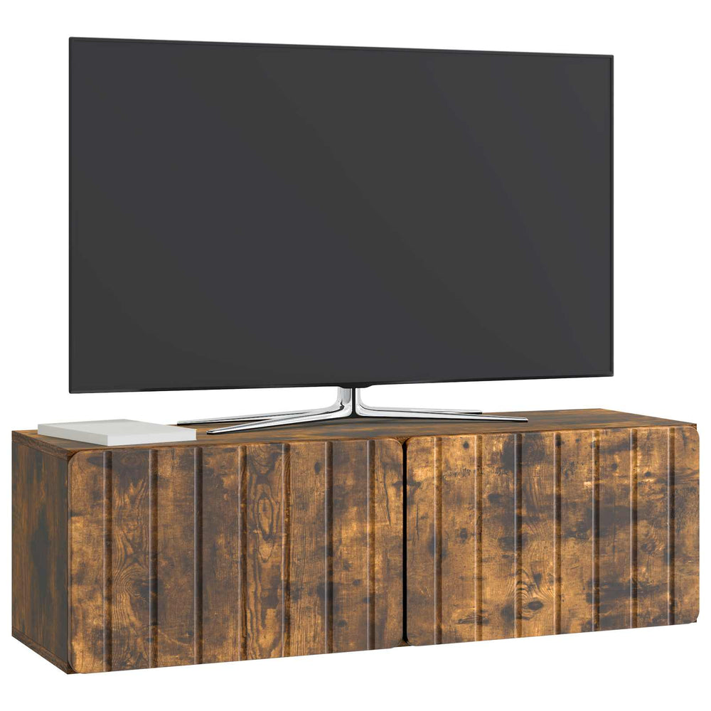 Sieninė TV spintelė Dūminio ąžuolo 98 x 31 x 30 cm