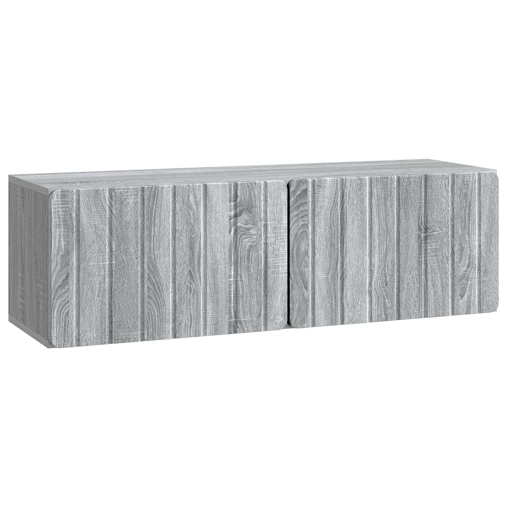 Sieninė TV spintelė Pilka sonoma ąžuolo 98 x 31 x 30 cm
