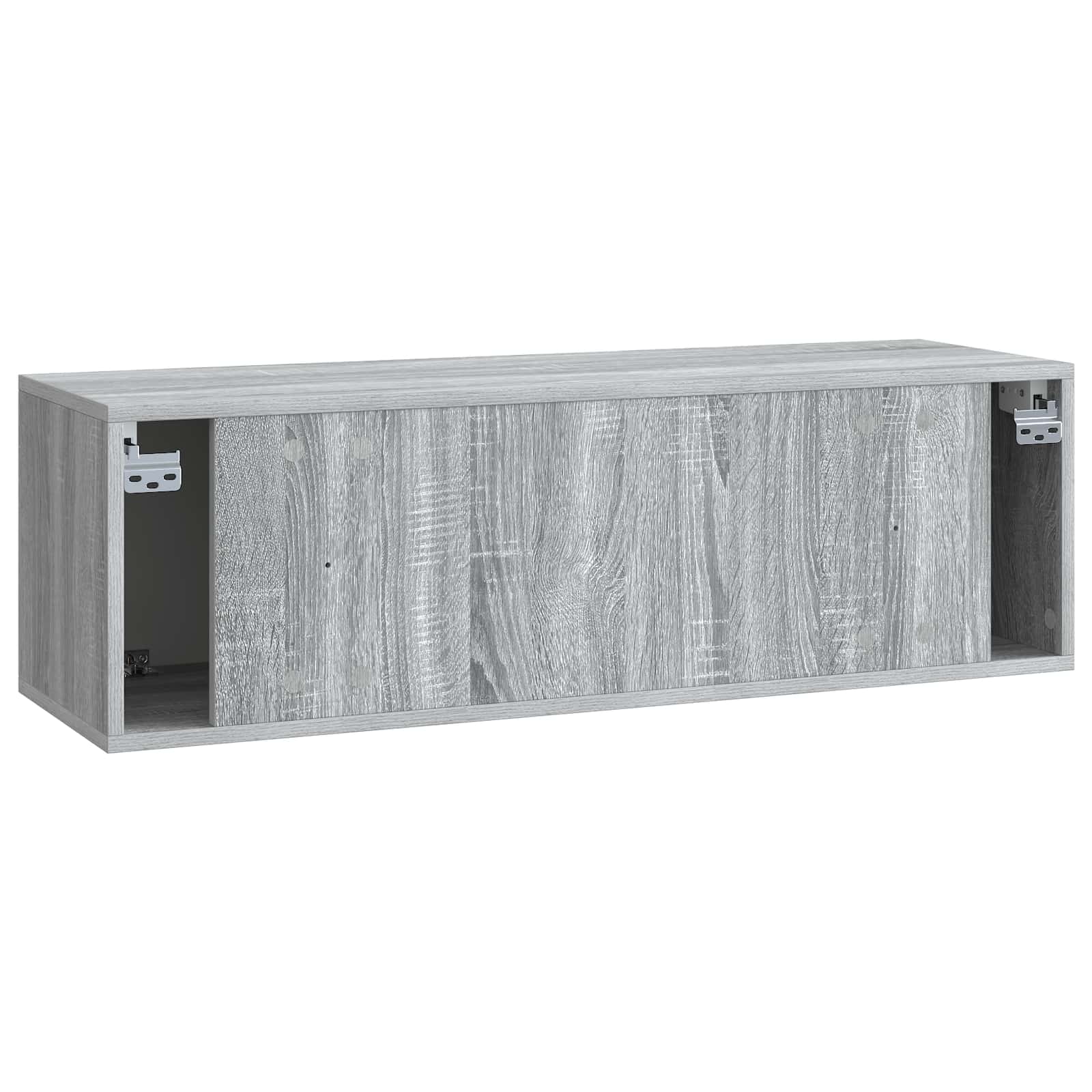 Sieninė TV spintelė Pilka sonoma ąžuolo 98 x 31 x 30 cm