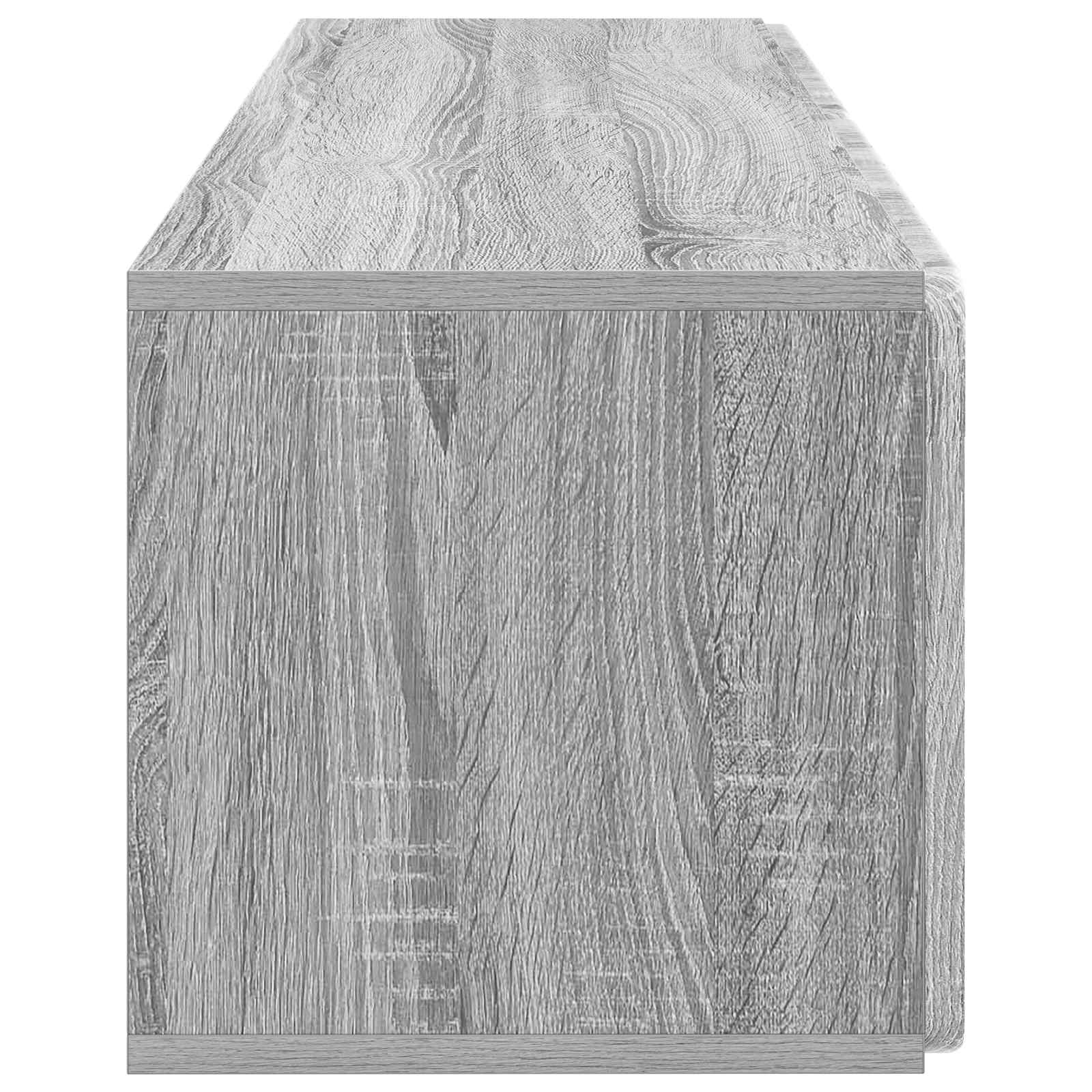 Sieninė TV spintelė Pilka sonoma ąžuolo 98 x 31 x 30 cm