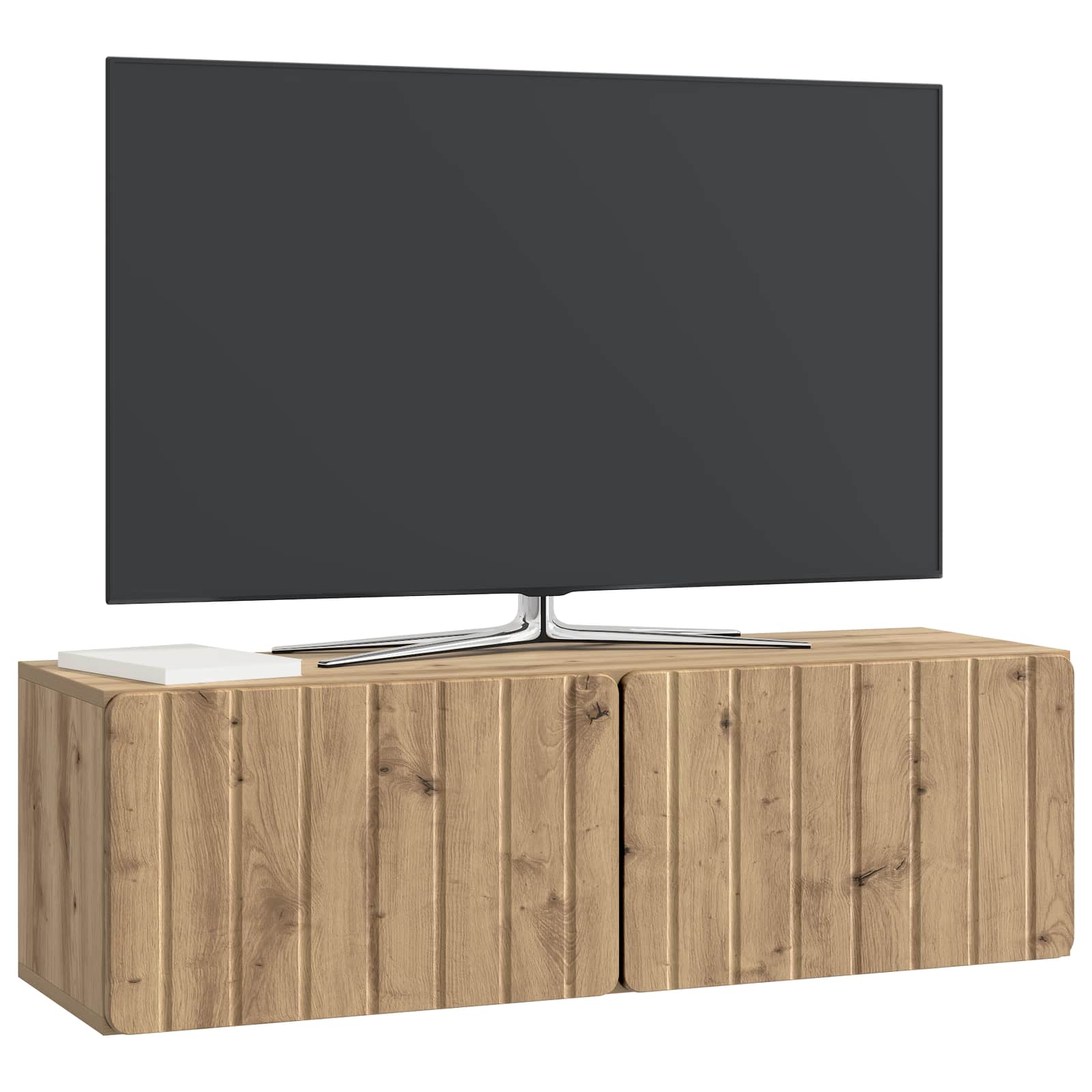 Sieninė TV spintelė Artisano ąžuolo 98 x 31 x 30 cm